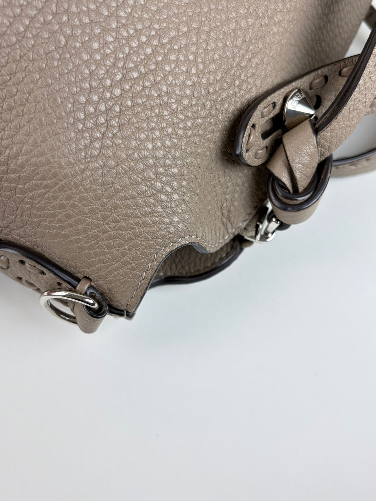 Fendi dove grey calfskin by the way selleria 192 medium