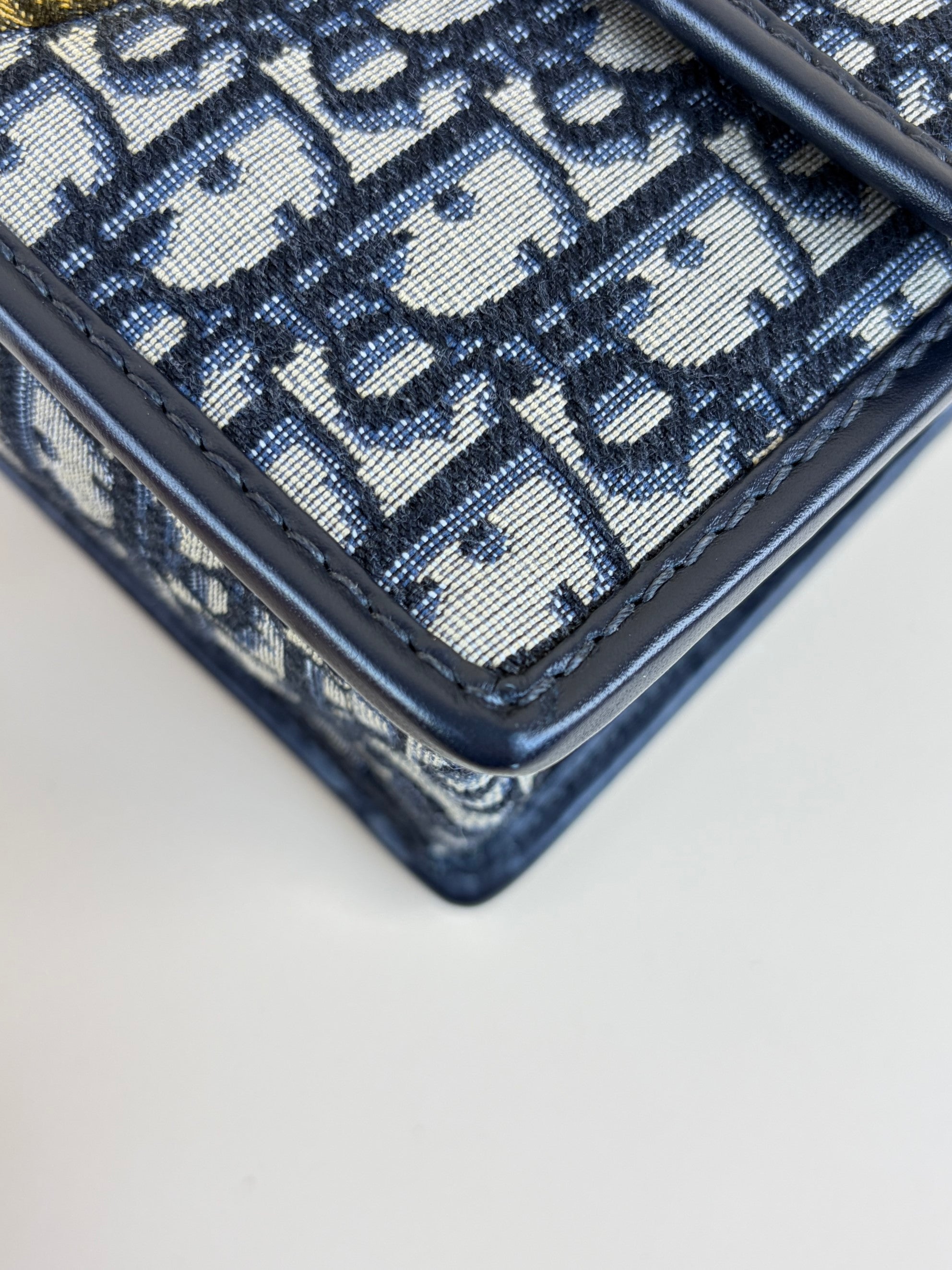 Christian Dior Blue Montaigne Chain Bag