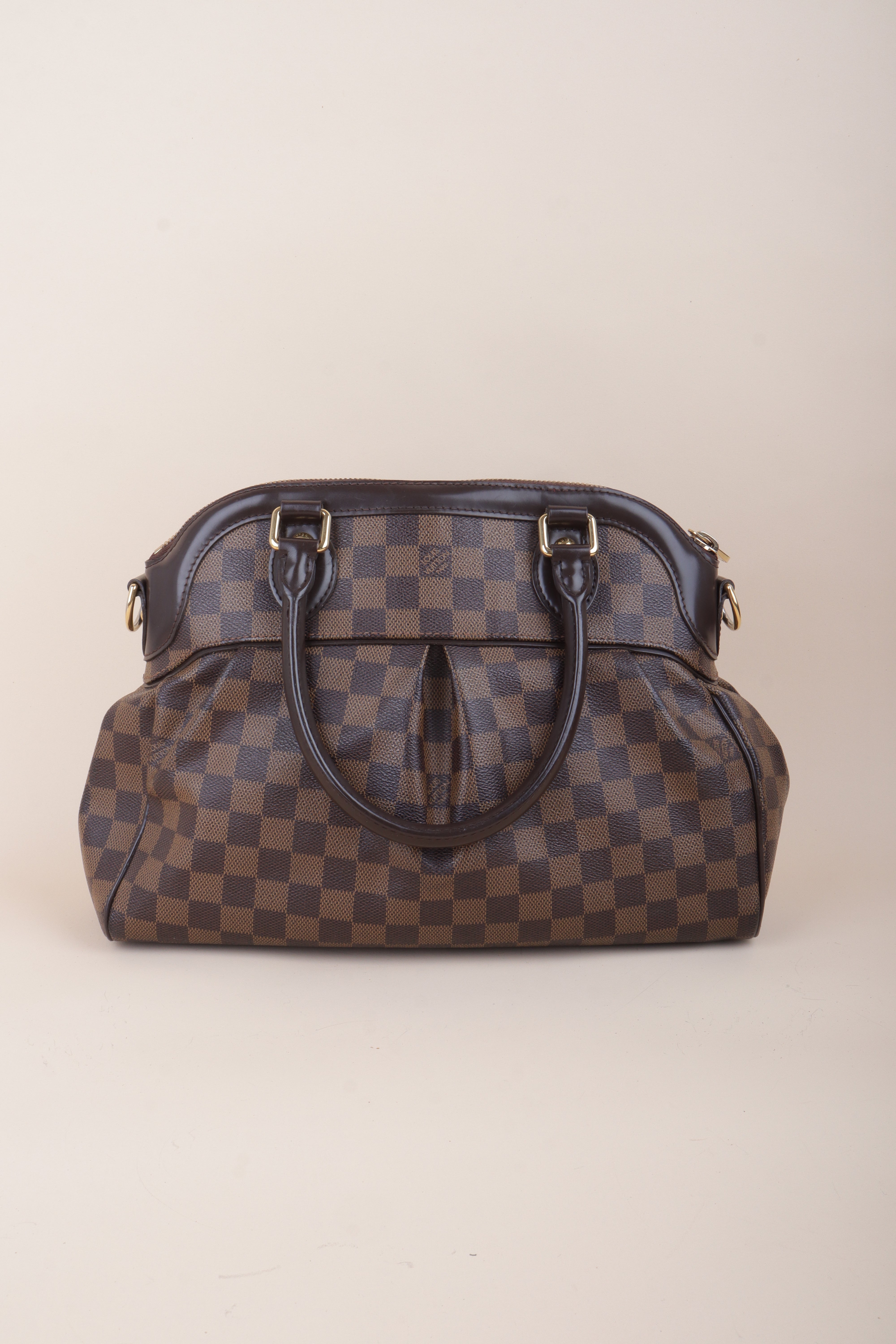 Louis Vuitton Damier Ebene Trevi PM Tote Bag w/ Strap