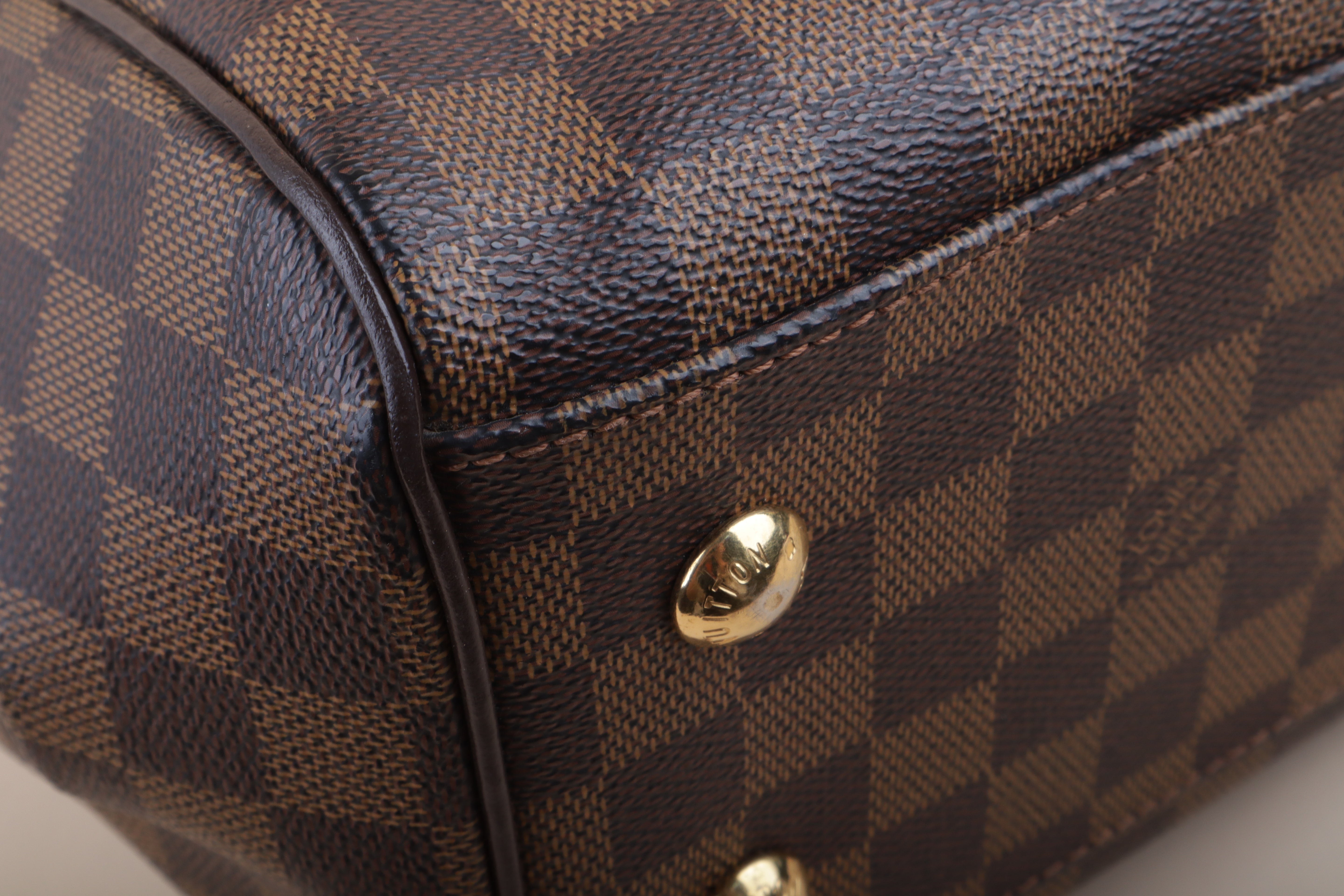 Louis Vuitton Damier Ebene Trevi PM Tote Bag w/ Strap
