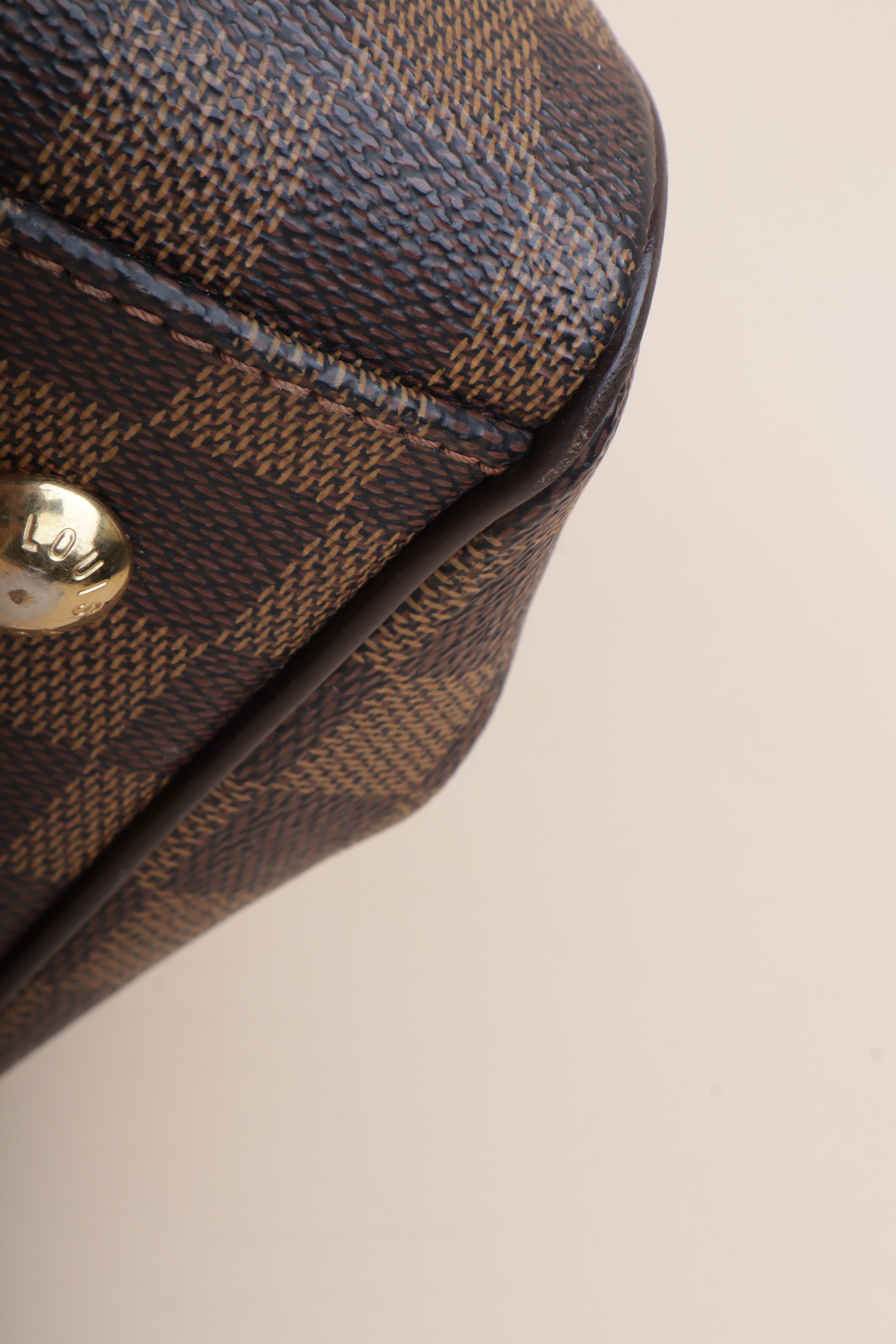Louis Vuitton Damier Ebene Trevi PM Tote Bag w/ Strap