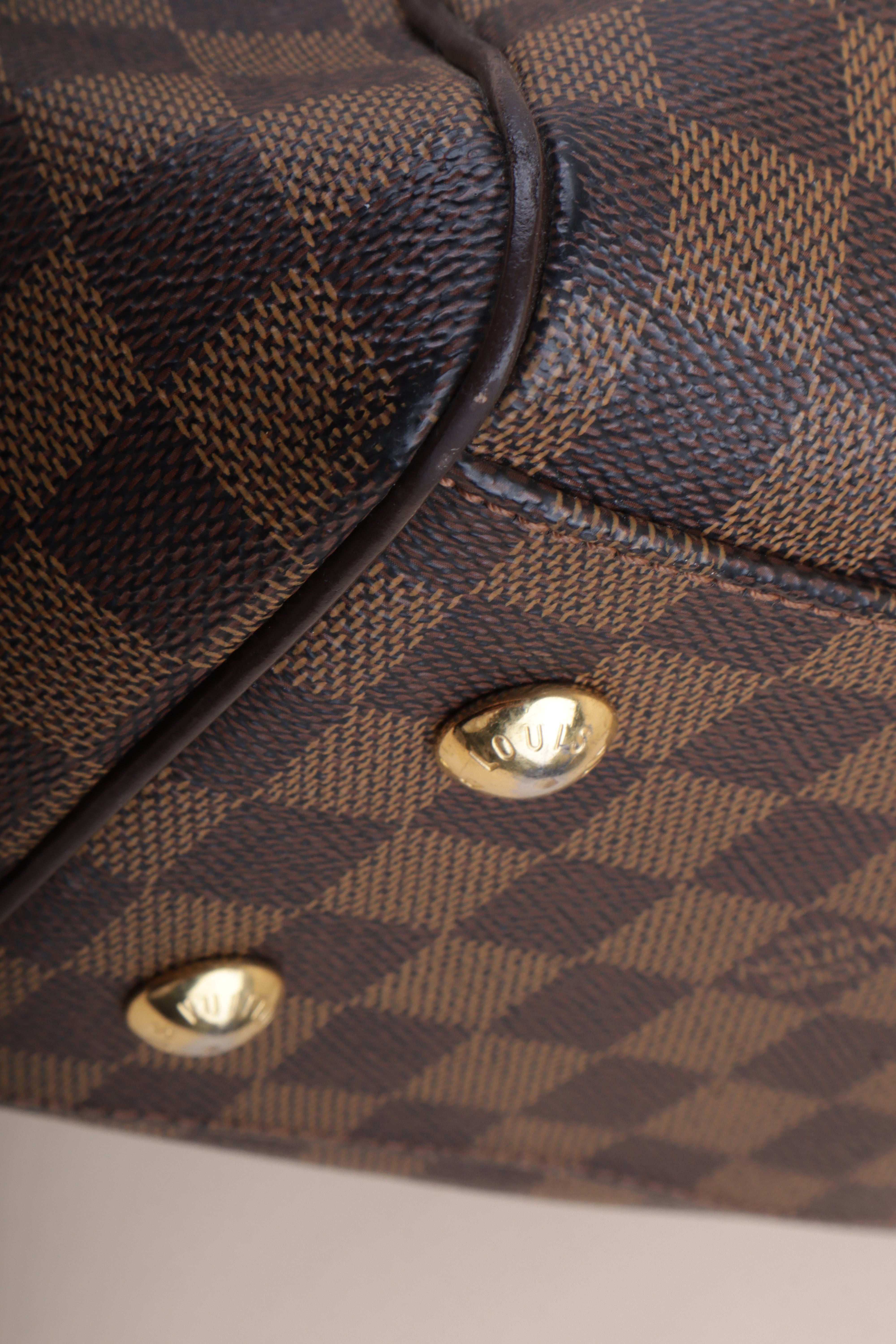 Louis Vuitton Damier Ebene Trevi PM Tote Bag w/ Strap