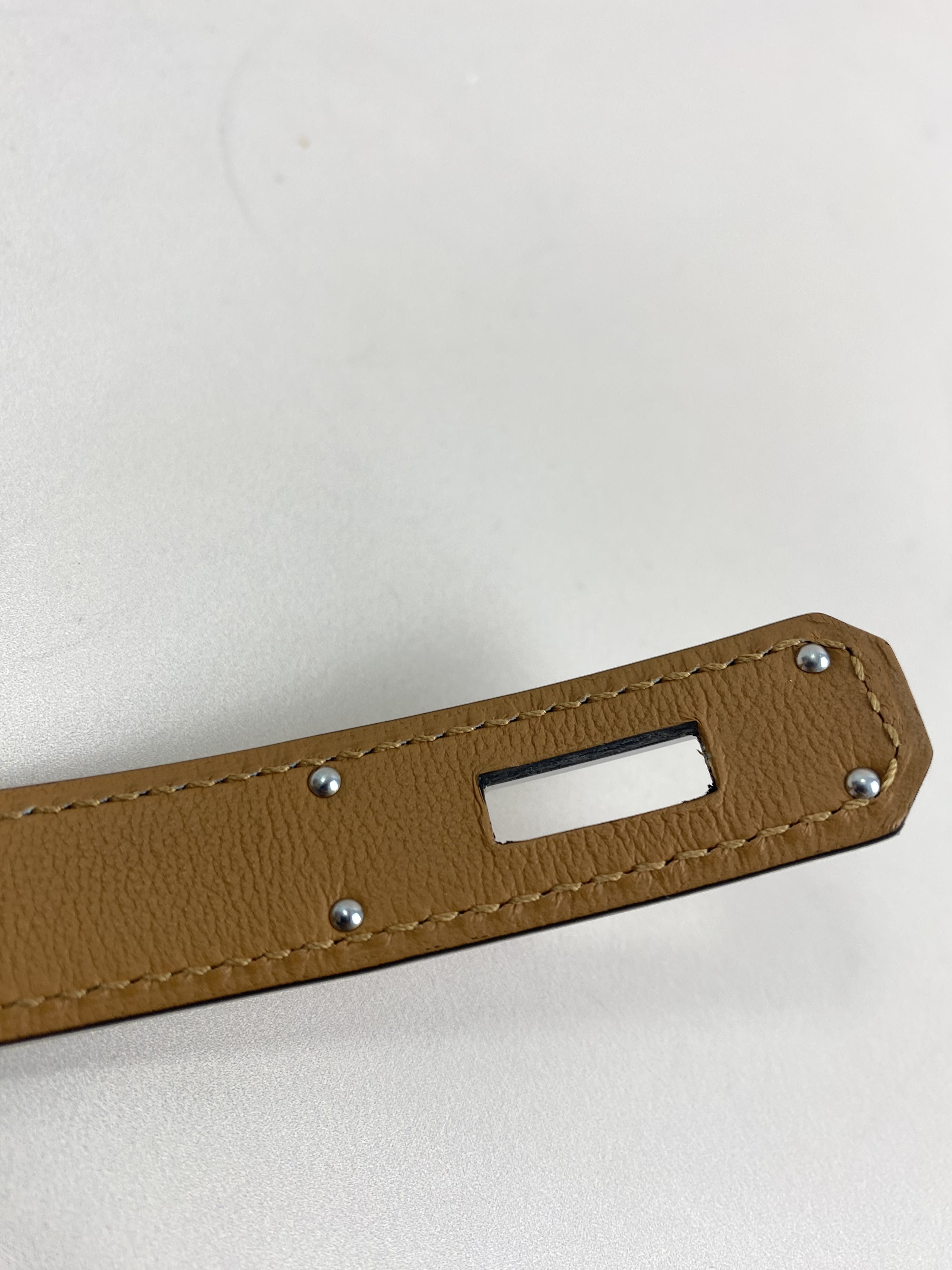 Hermes Vert Peppermint Kelly Belt