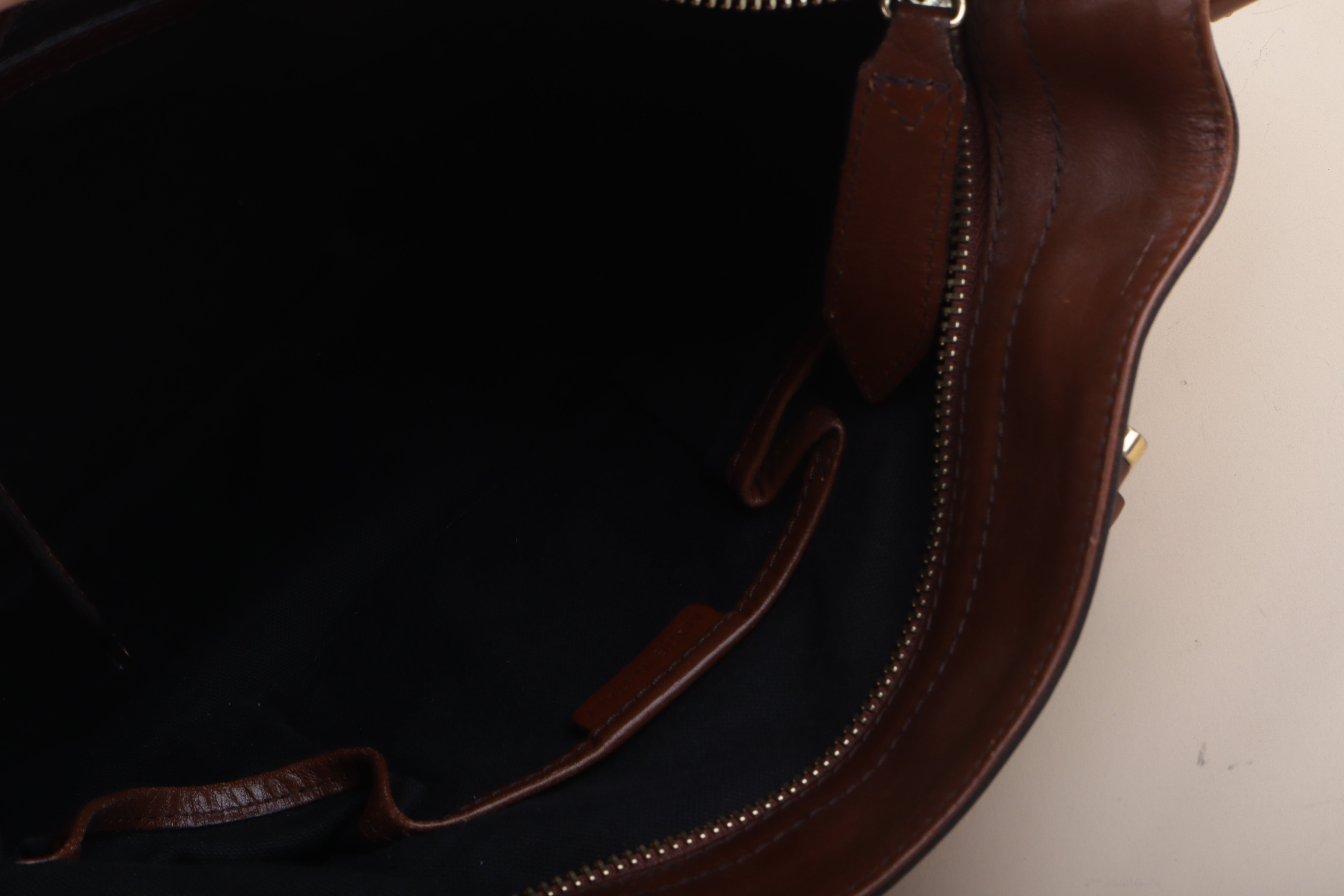 Burberry Bicolor House Check Bridle Kenny Tote Bag with Strap
