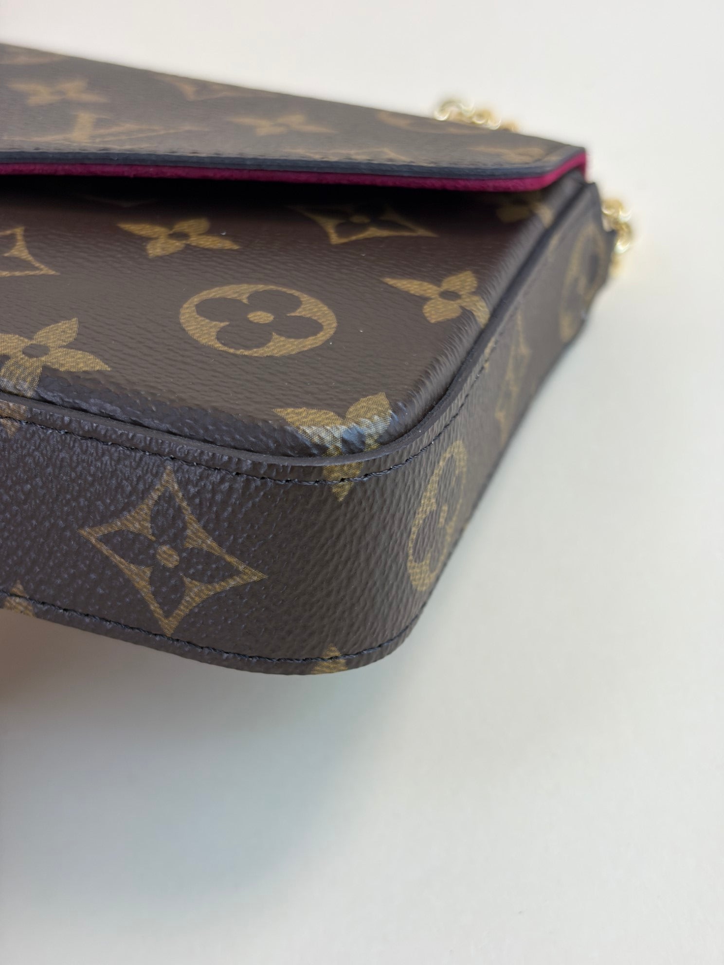 Louis Vuitton Monogram Pochette Felicie Chain Bag