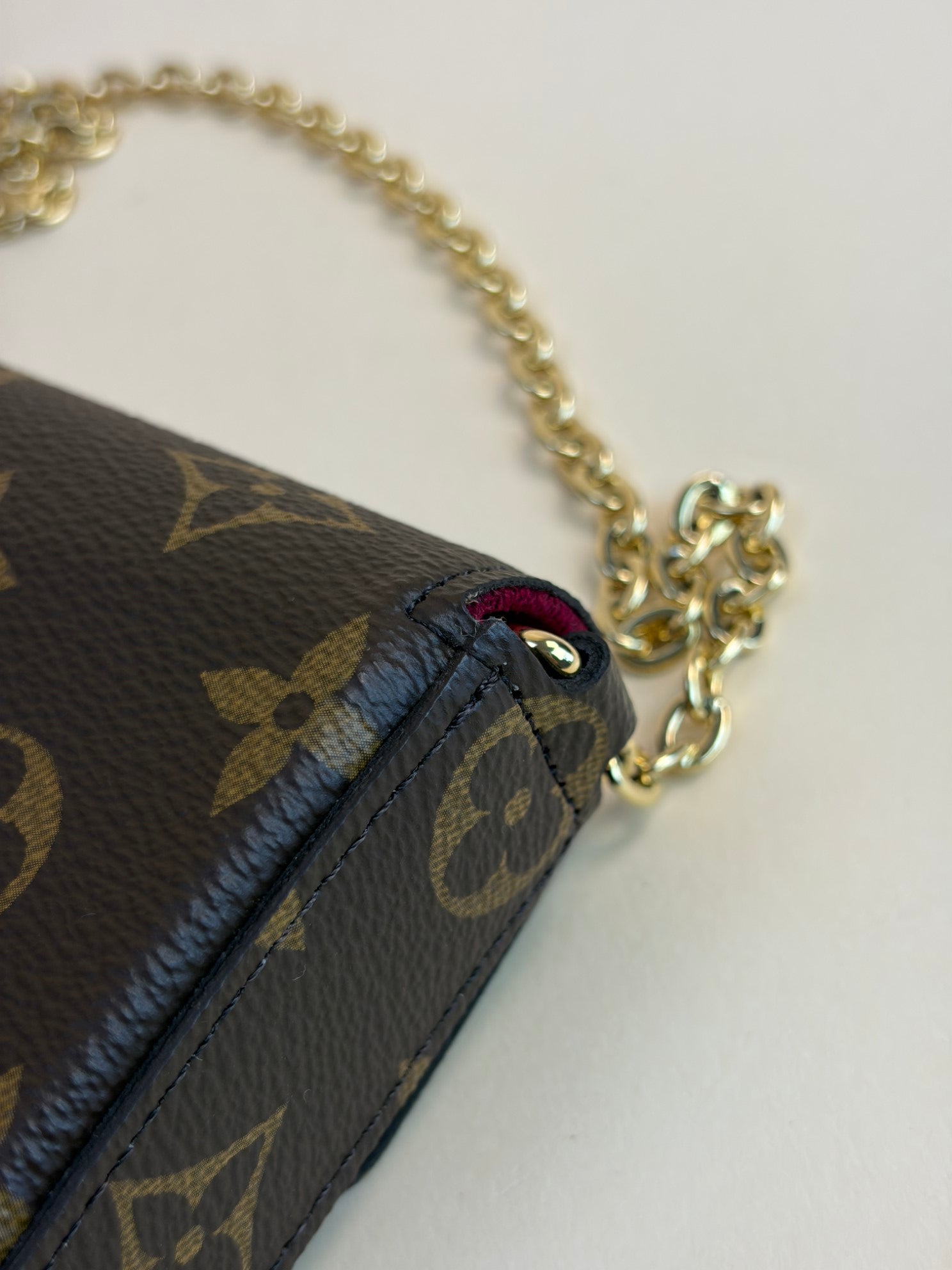 Louis Vuitton Monogram Pochette Felicie Chain Bag