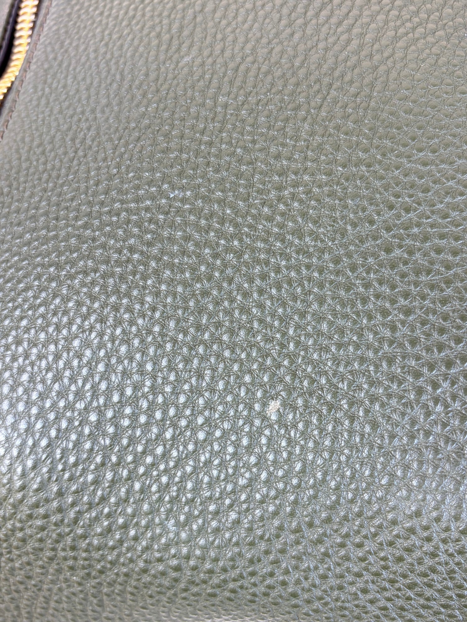 Prada Dark Green Vitello Daino Tote Bag