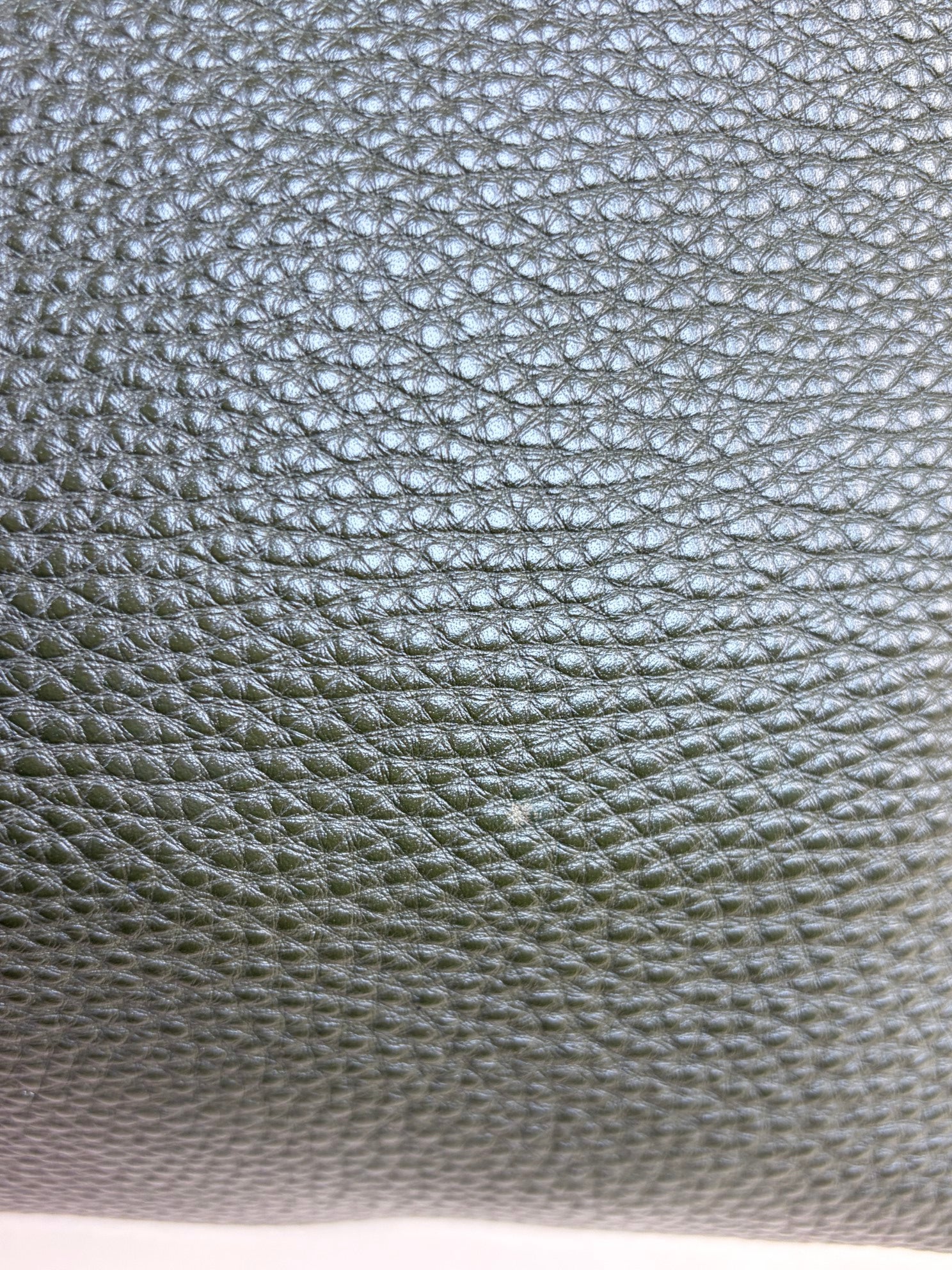 Prada Dark Green Vitello Daino Tote Bag