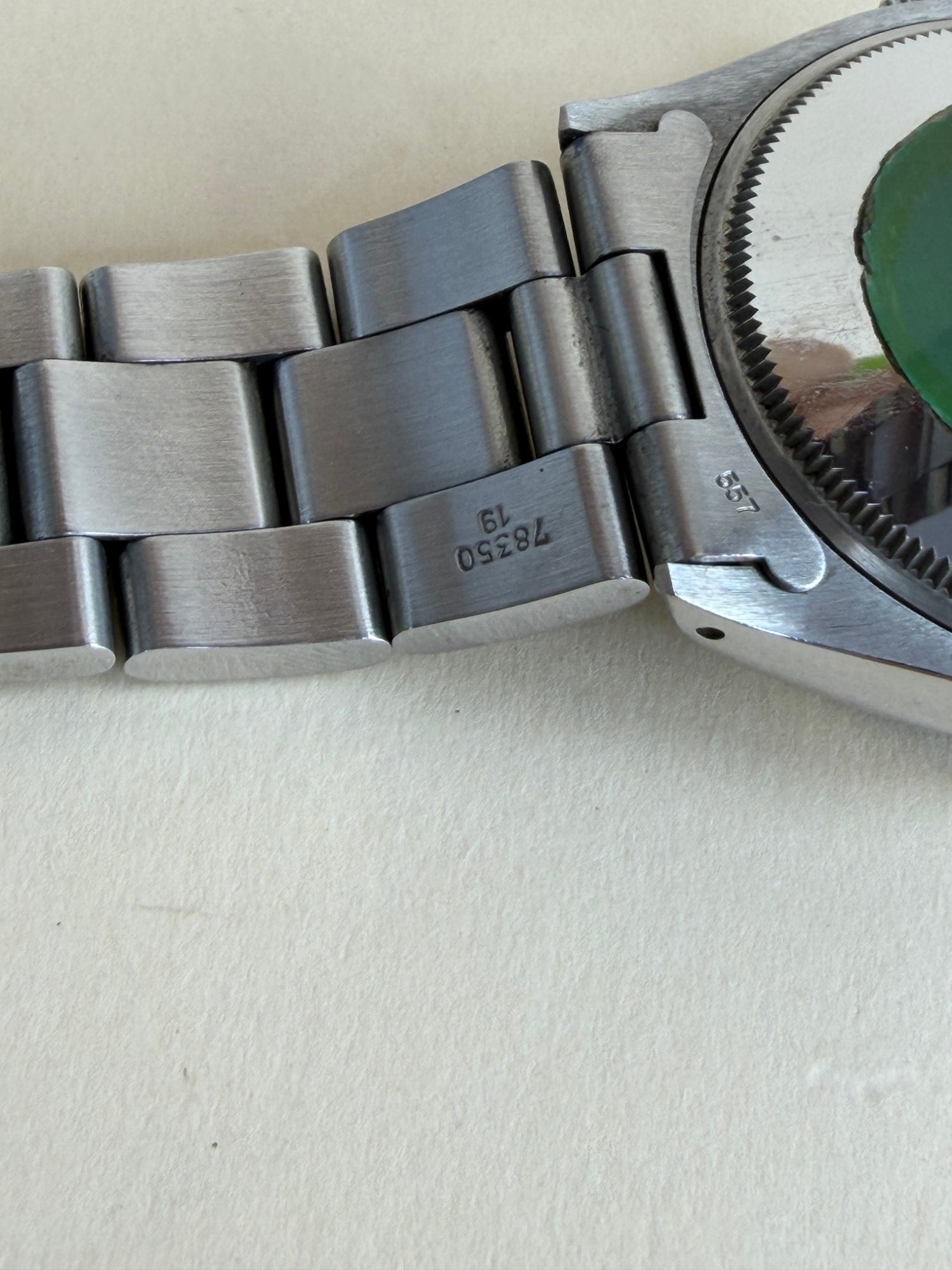 Rolex Stainless Steel Air king Vintage Oyster Precision Stamped 5500 34mm Watch