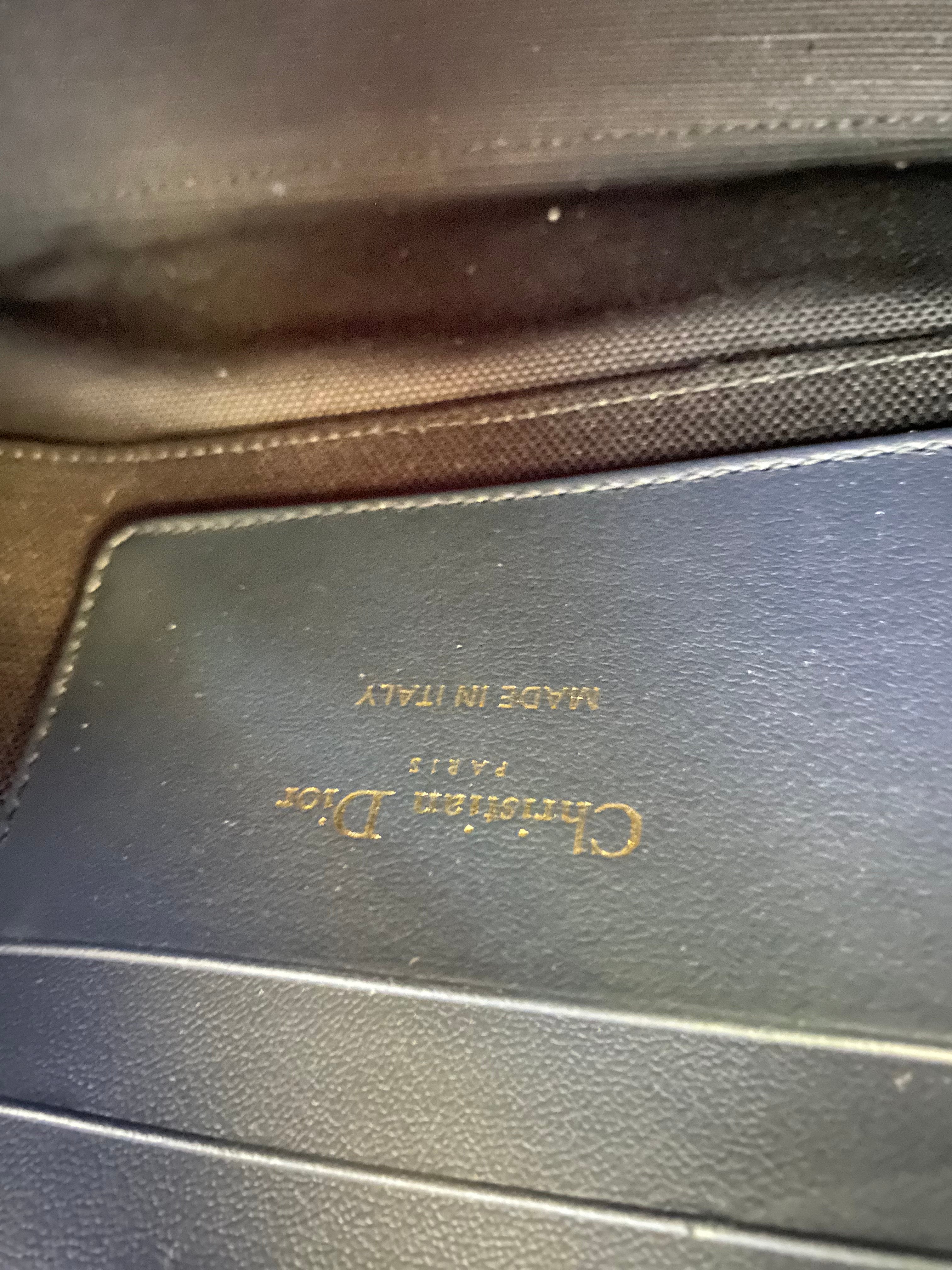 Christian Dior Blue Montaigne Pouch