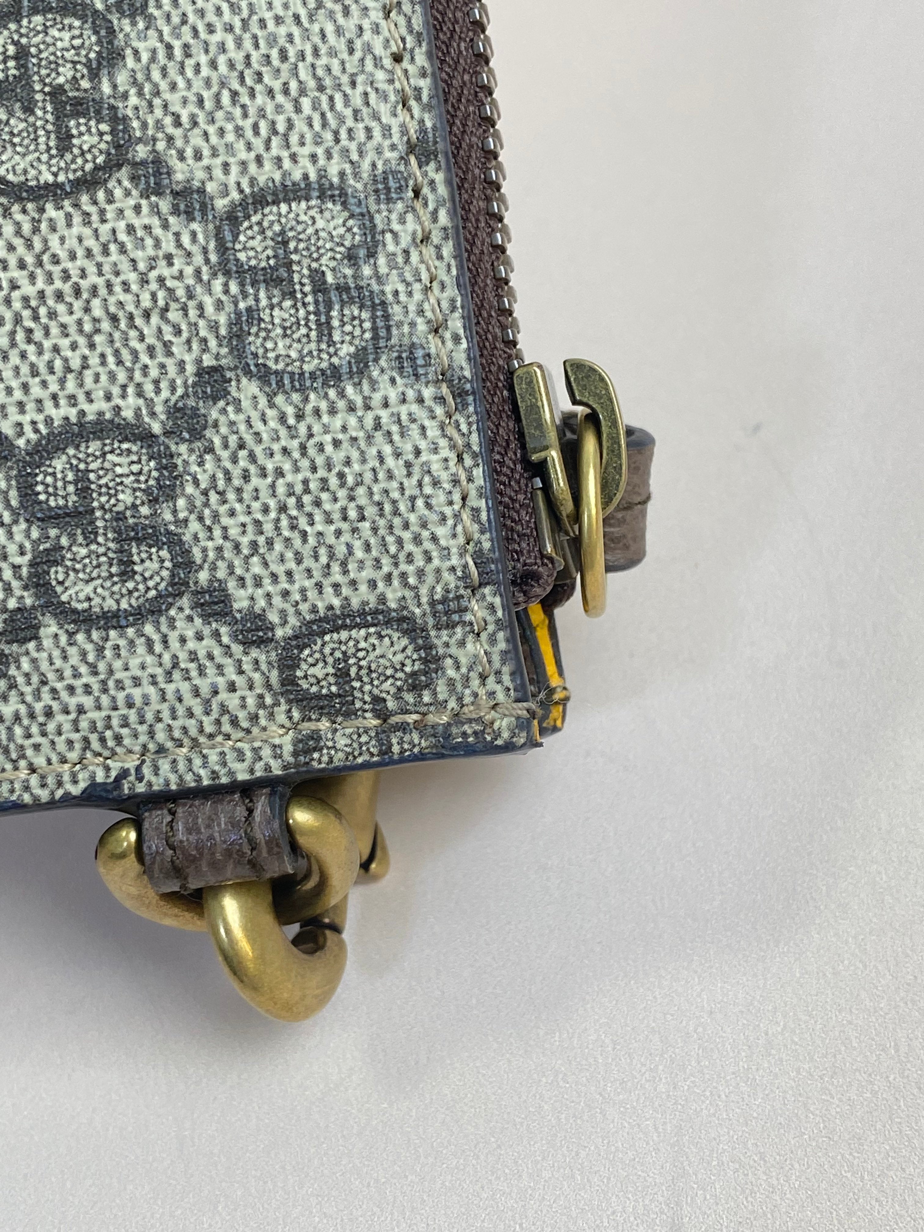Gucci Beige GG Supreme Neo Vintage Flat Pouch
