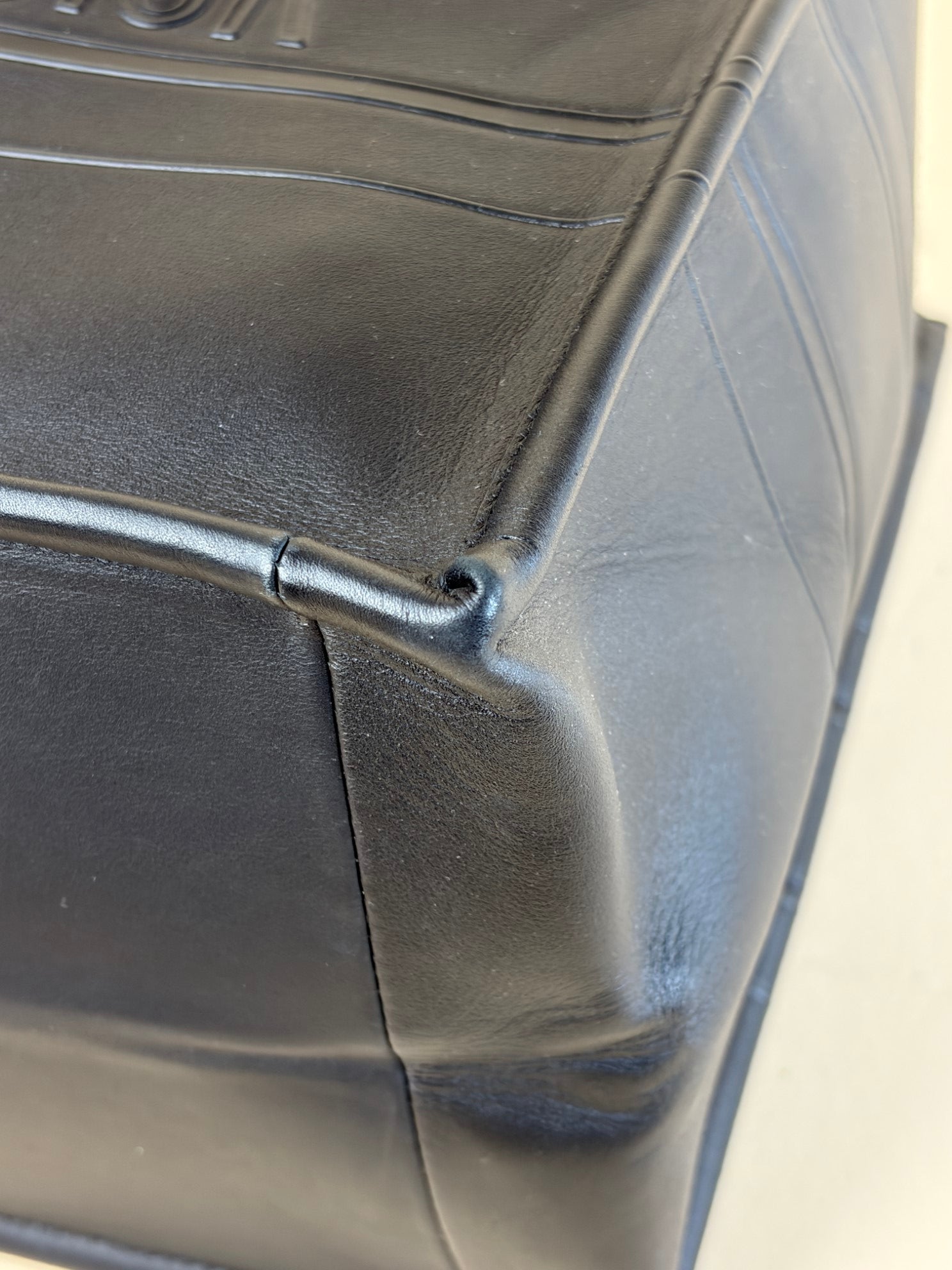Christian Dior meduim book tote black leather-top handle-Christian Dior-The Closet Egypt