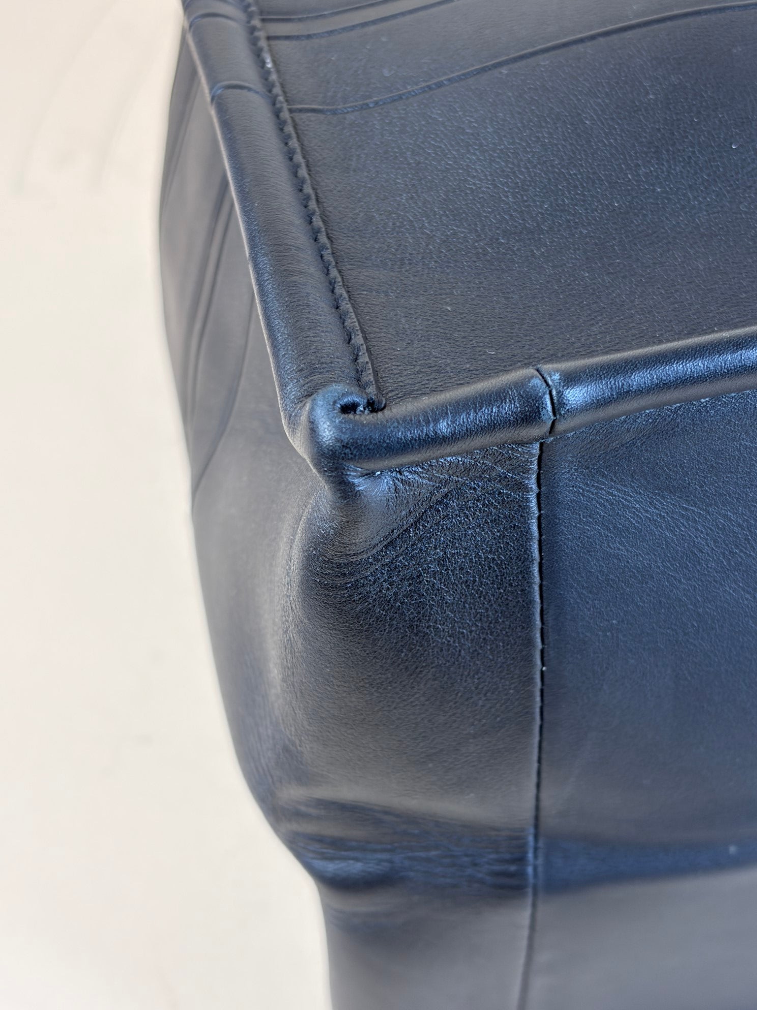 Christian Dior meduim book tote black leather-top handle-Christian Dior-The Closet Egypt