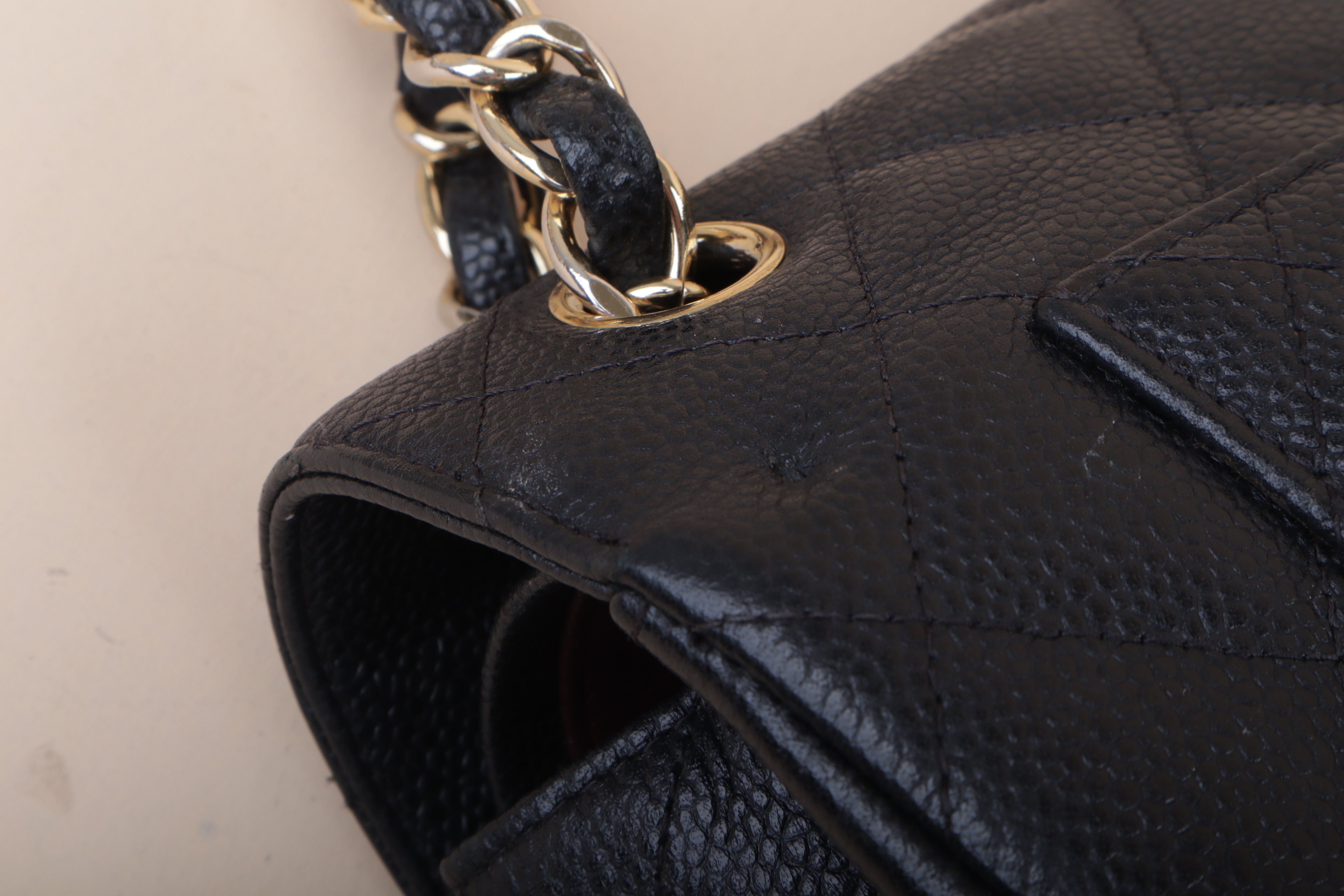 Chanel Black Classic Jumbo Double Flap Bag