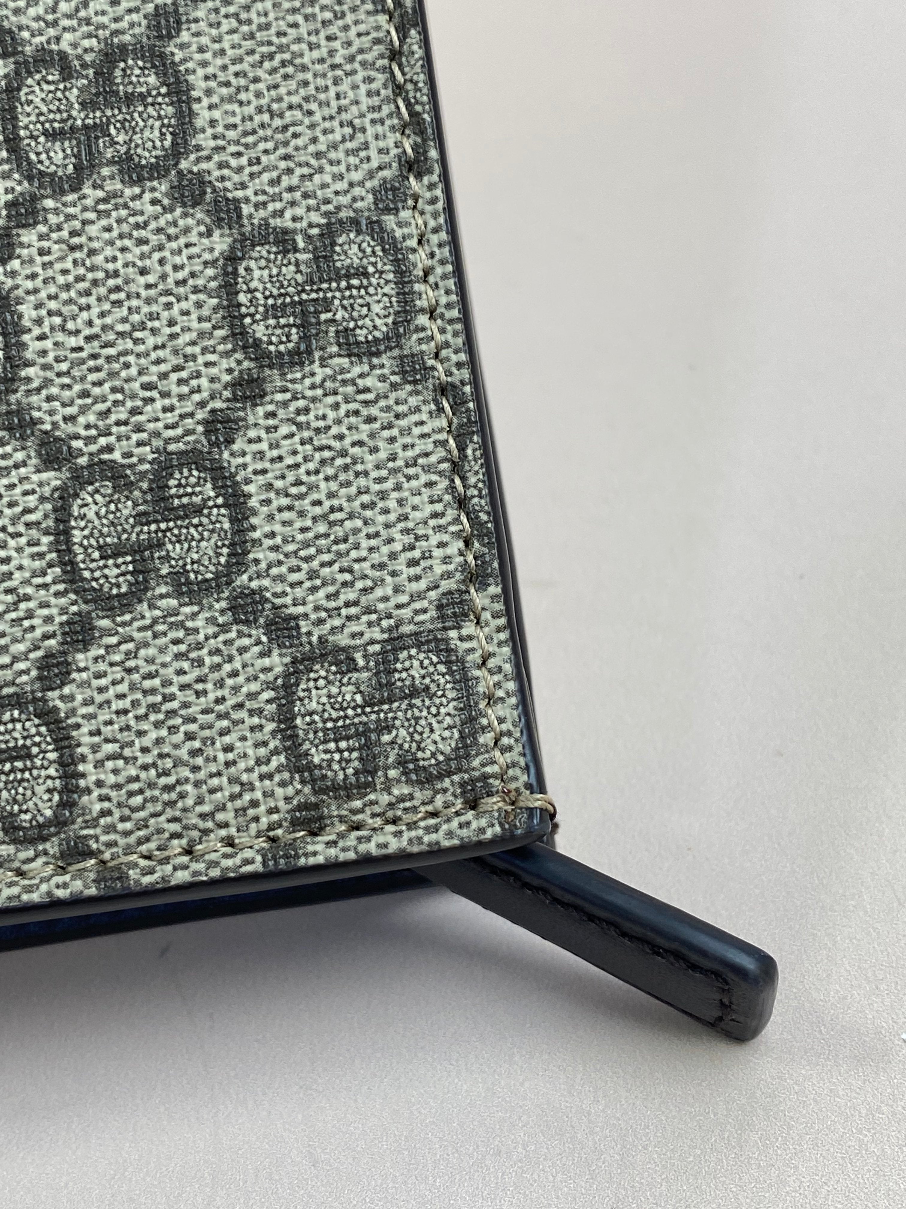 Gucci Ebony Monogram Selleria Web New Cosmetics Pouch