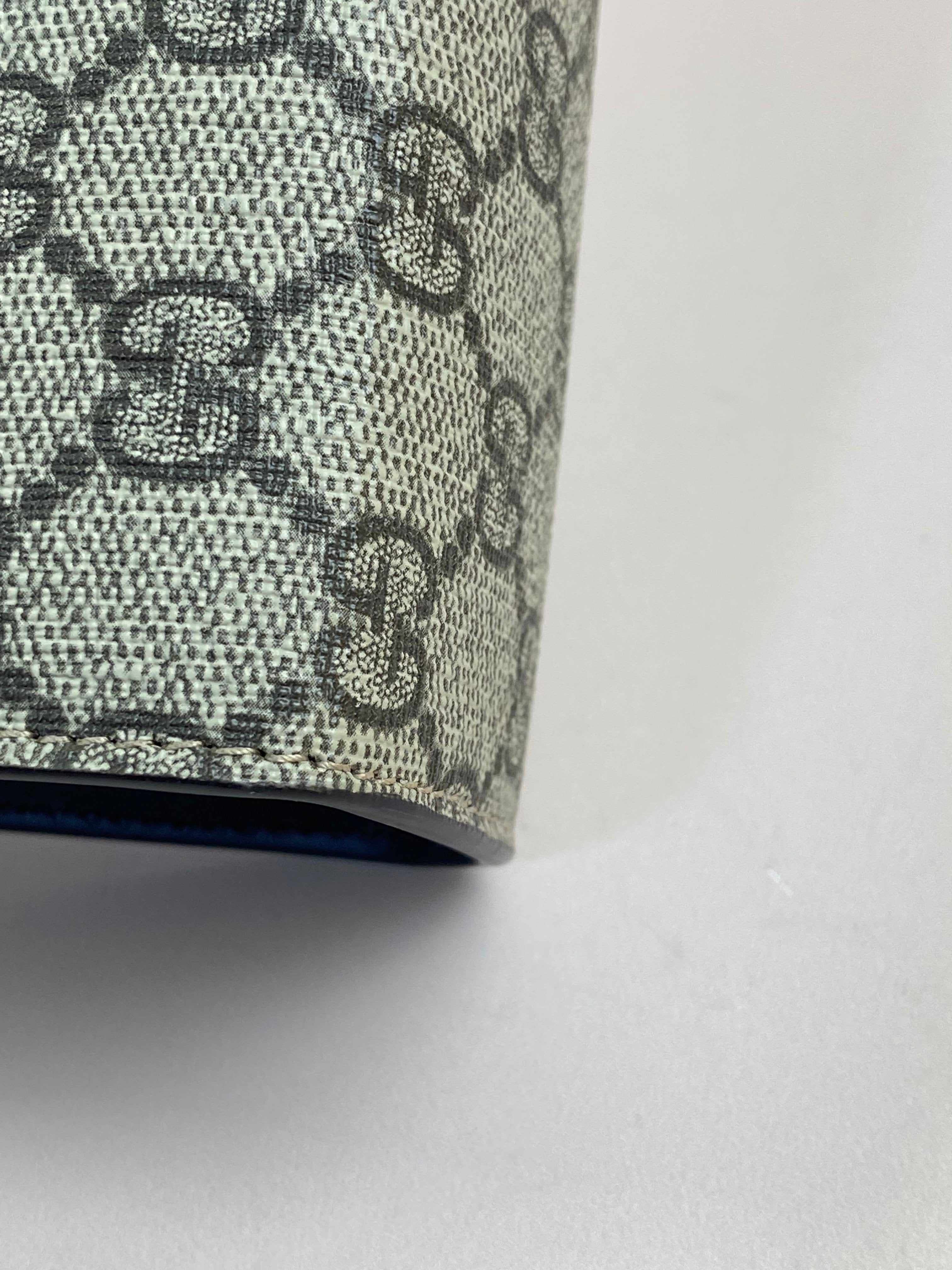 Gucci Ebony Monogram Selleria Web New Cosmetics Pouch