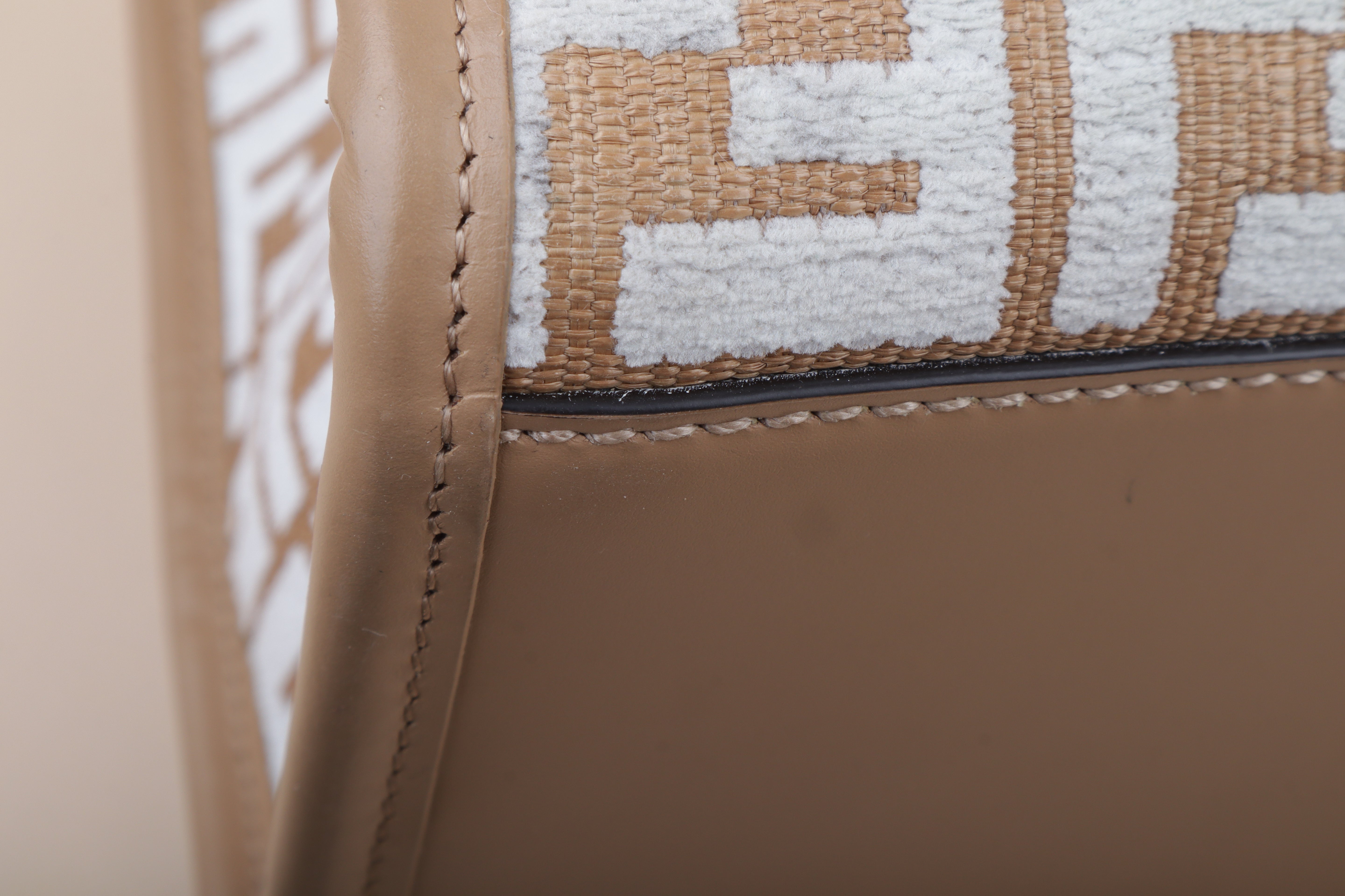 Fendi Bicolor FF Sunshine Medium Tote Bag with Strap