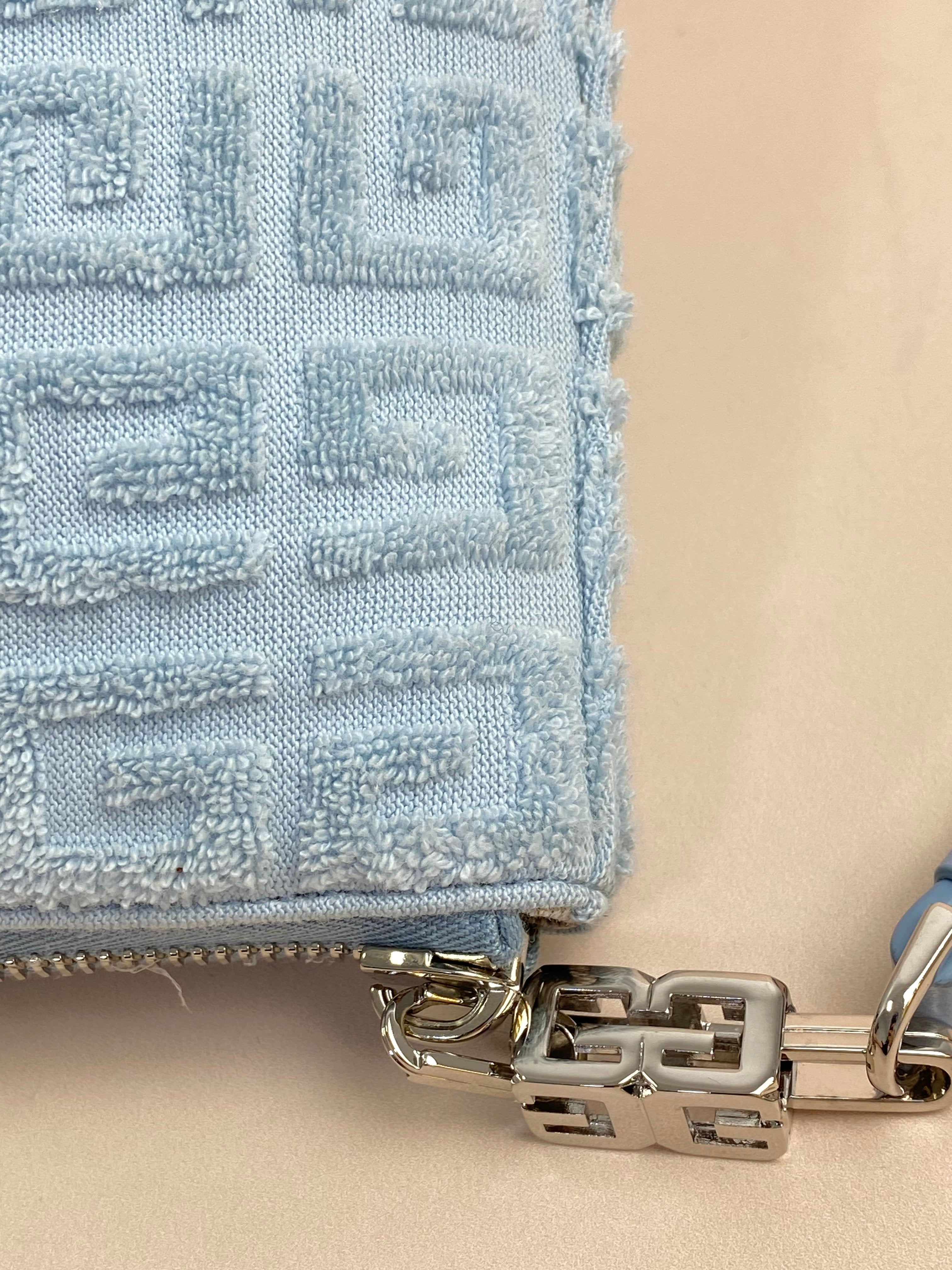 Givenchy Blue Travel Plage 4g Terry Pouch