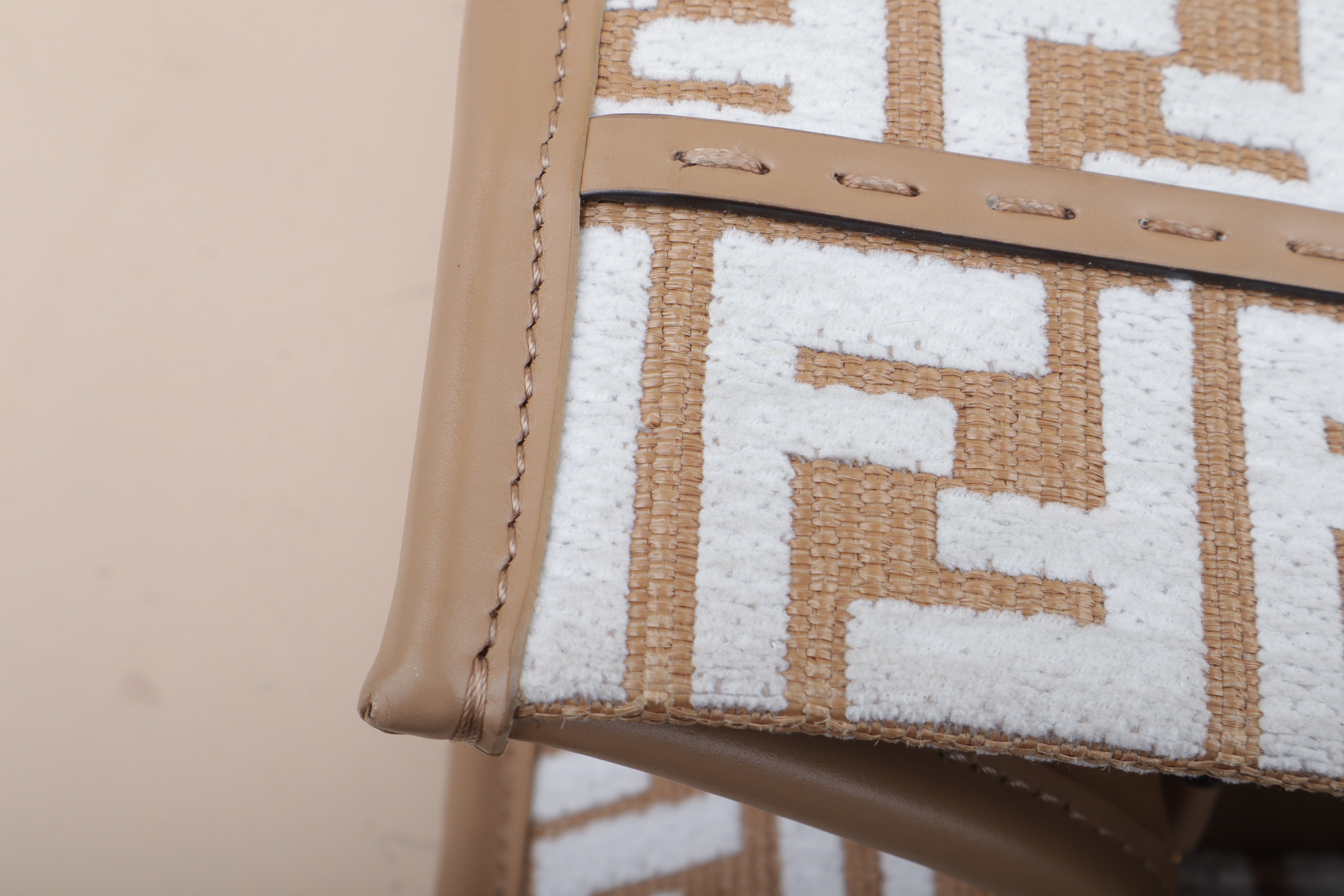 Fendi Bicolor FF Sunshine Medium Tote Bag with Strap