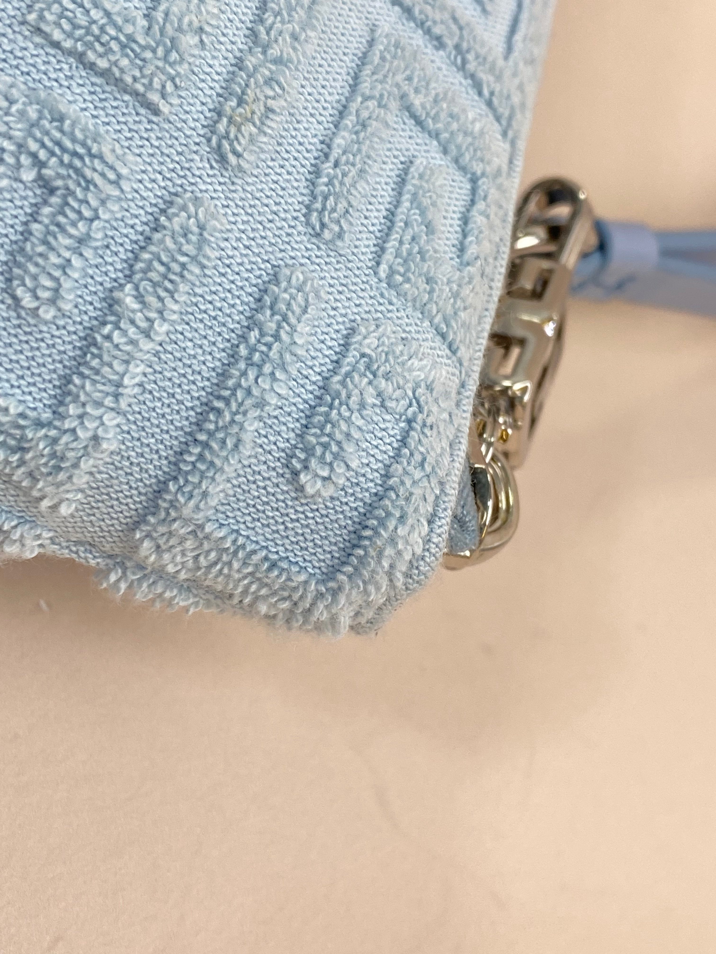 Givenchy Blue Travel Plage 4g Terry Pouch