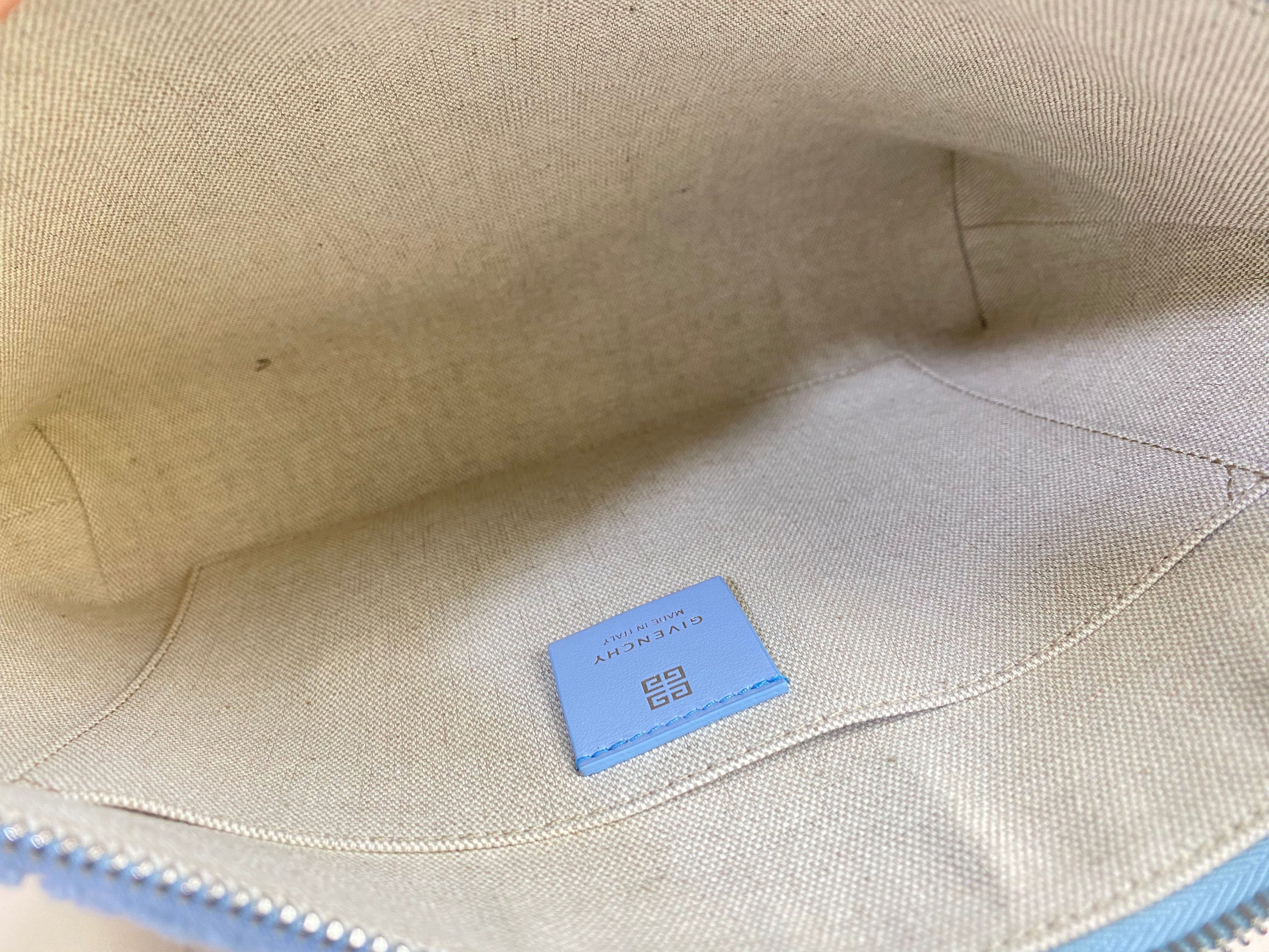 Givenchy Blue Travel Plage 4g Terry Pouch