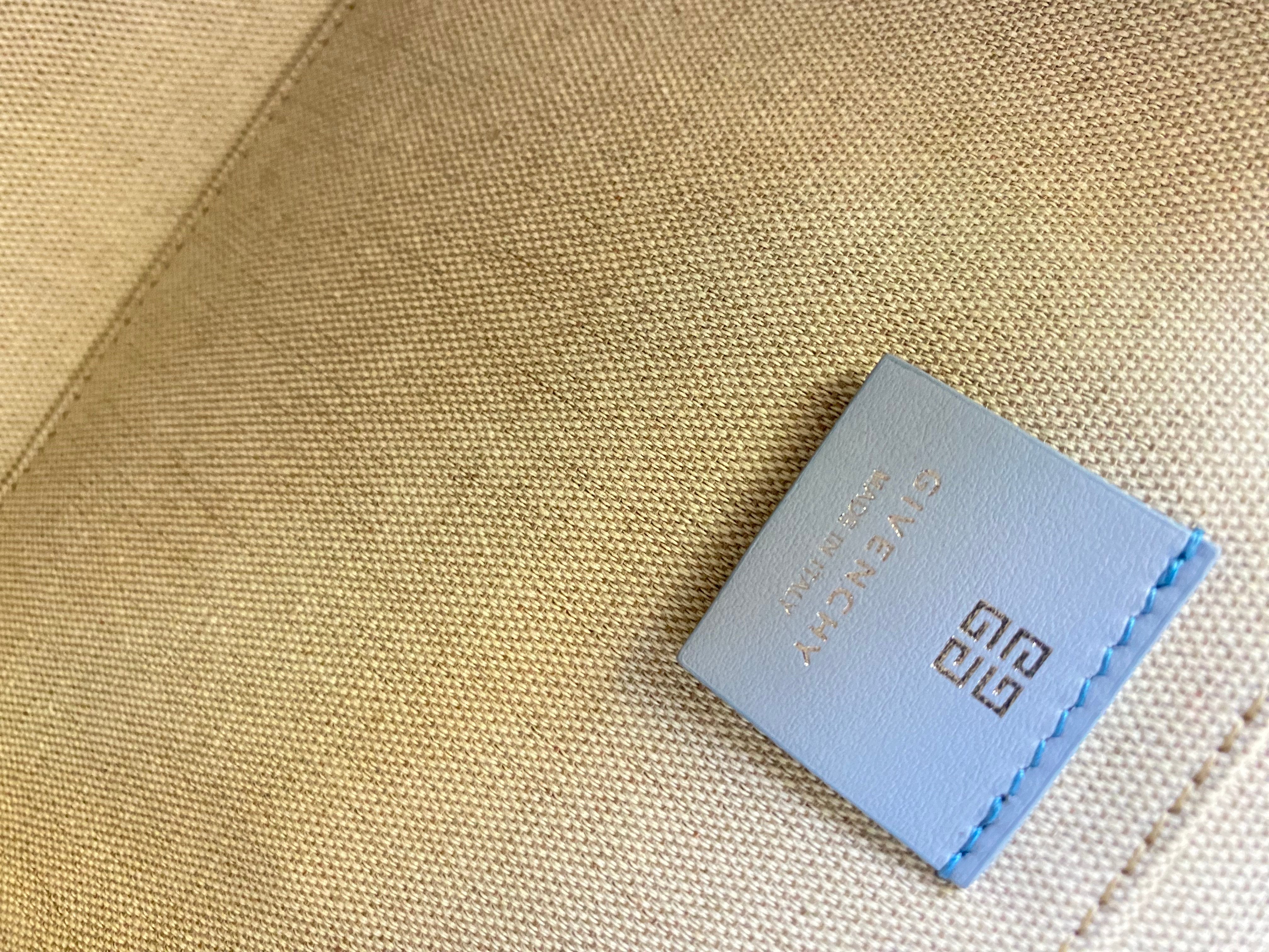 Givenchy Blue Travel Plage 4g Terry Pouch