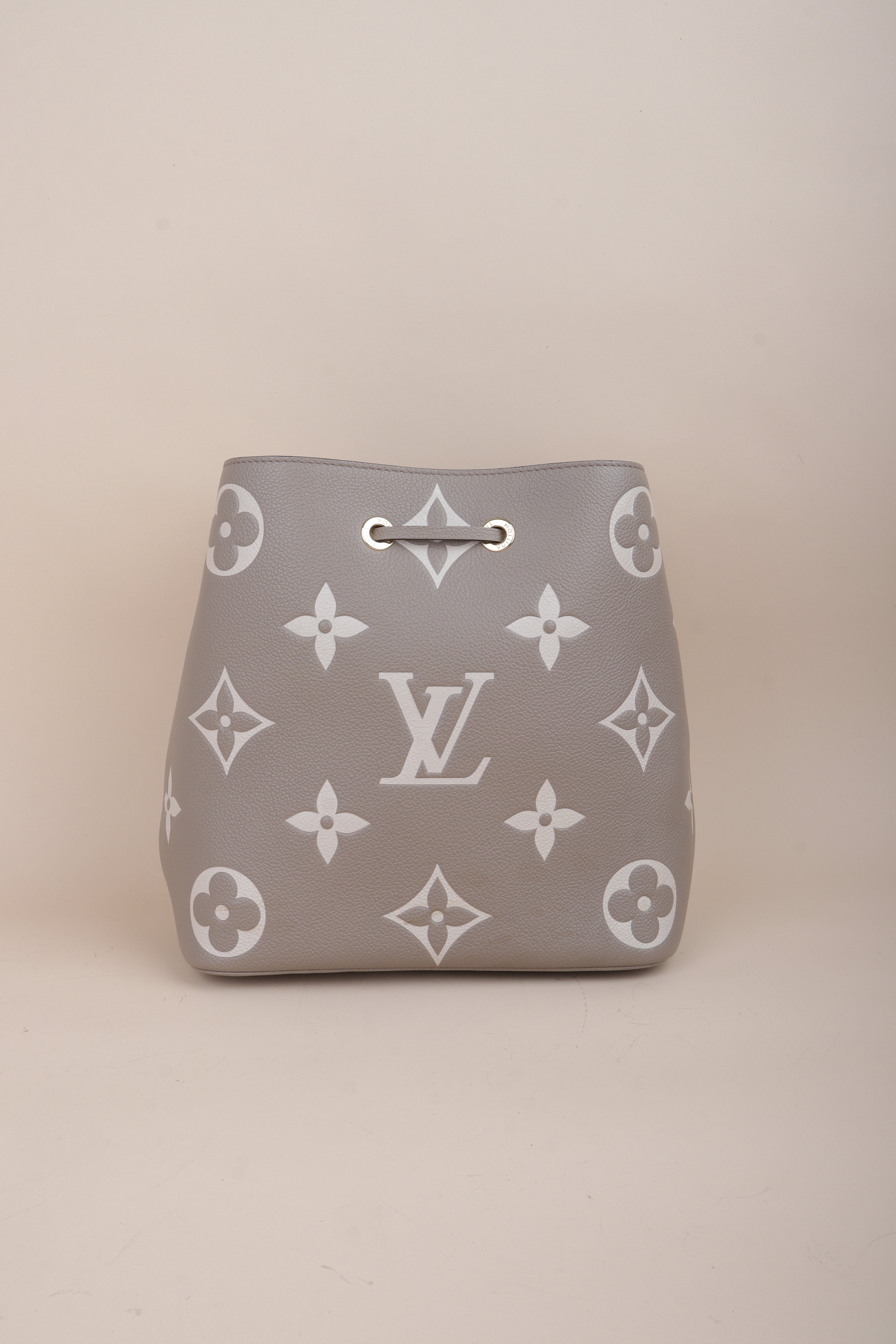 Louis Vuitton Monogram Bicolor Empreinte Neonoe MM Bag with Pouch