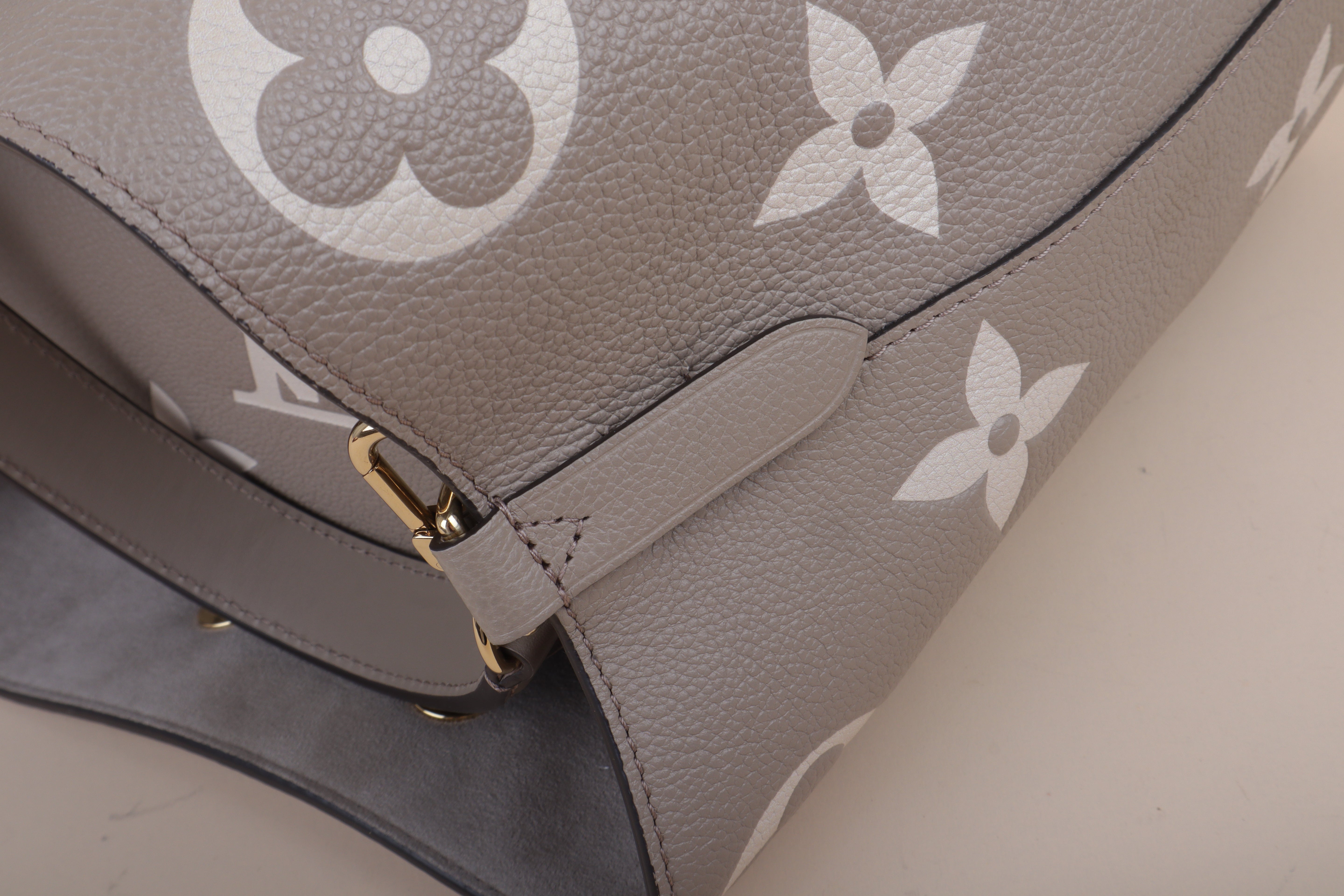 Louis Vuitton Monogram Bicolor Empreinte Neonoe MM Bag with Pouch
