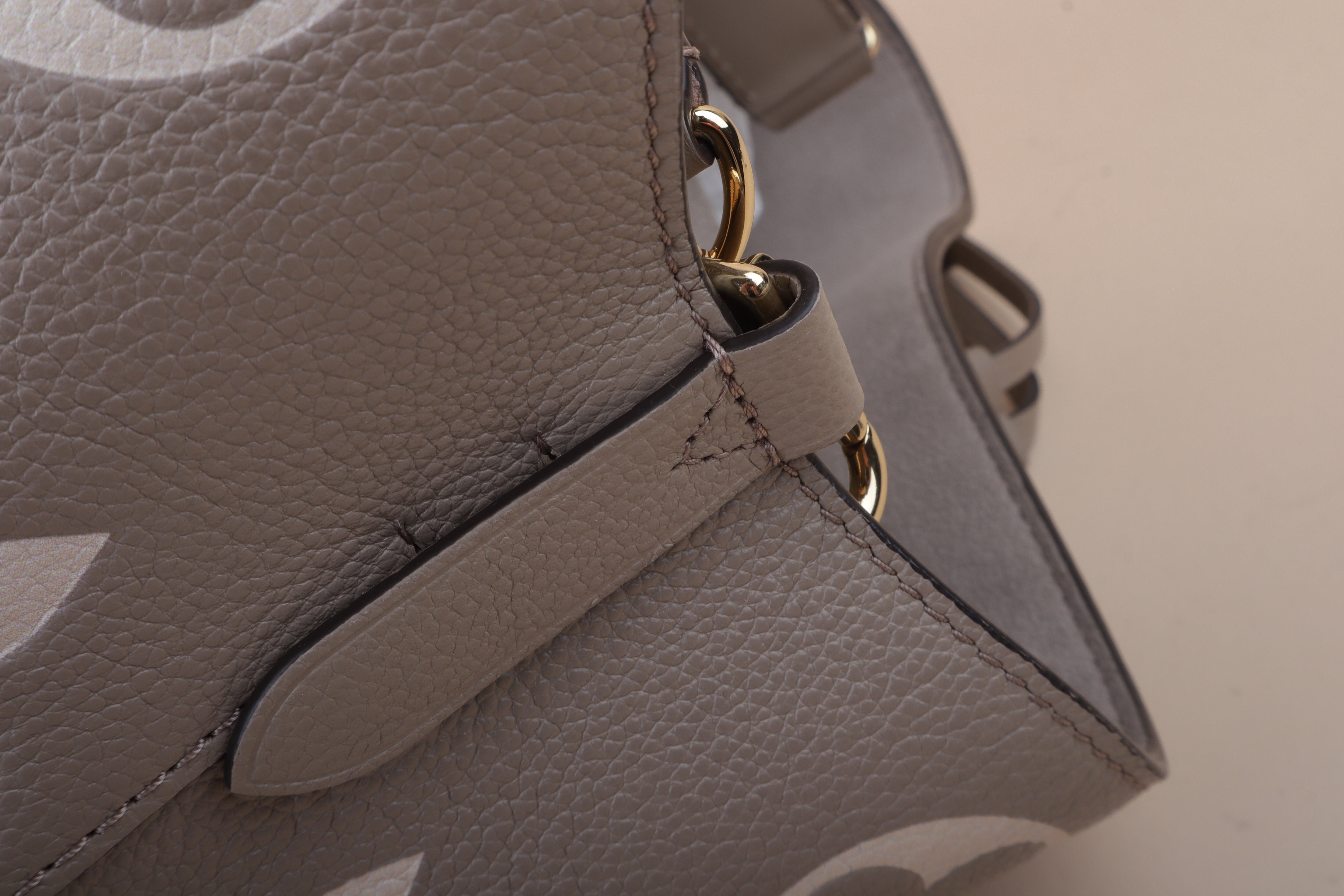 Louis Vuitton Monogram Bicolor Empreinte Neonoe MM Bag with Pouch