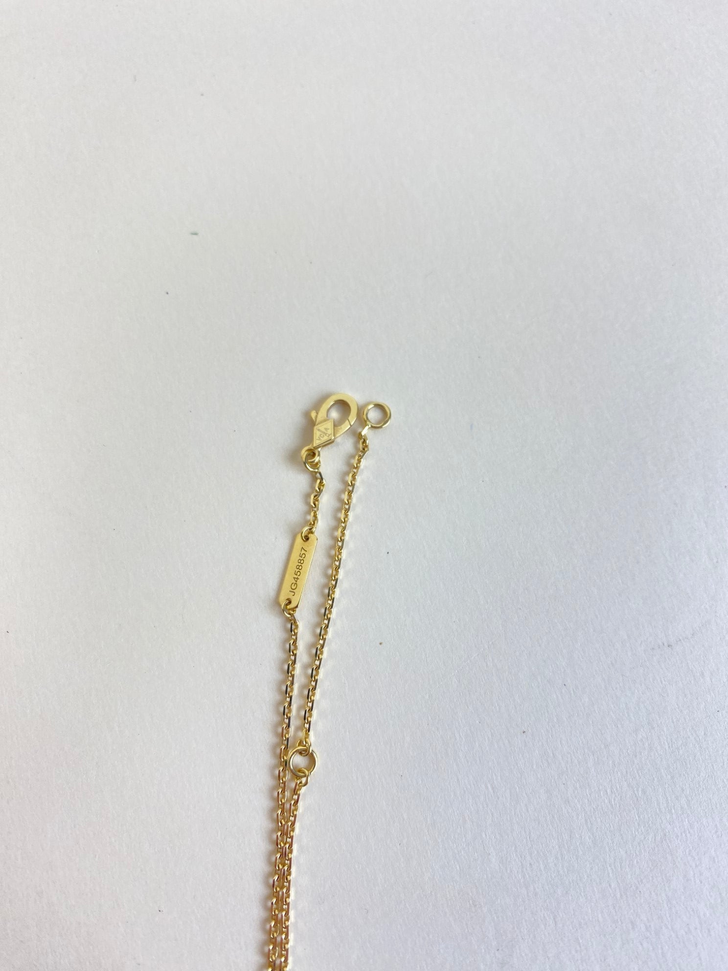 Van Cleef & Arpels 18K Yellow Gold Vintage Alhambra Pendant Small Necklace
