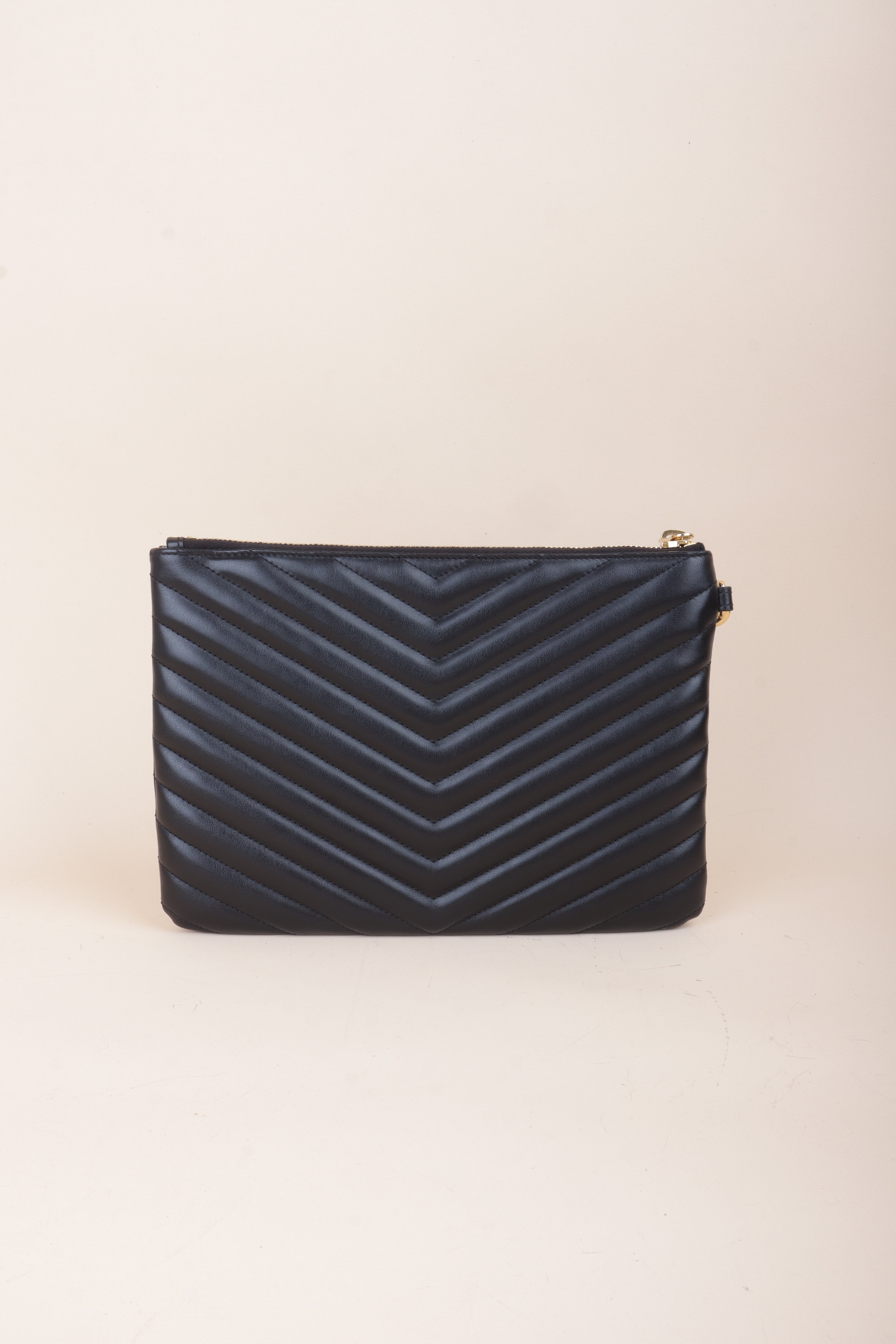 YSL Black Cassandra A5 Pouch