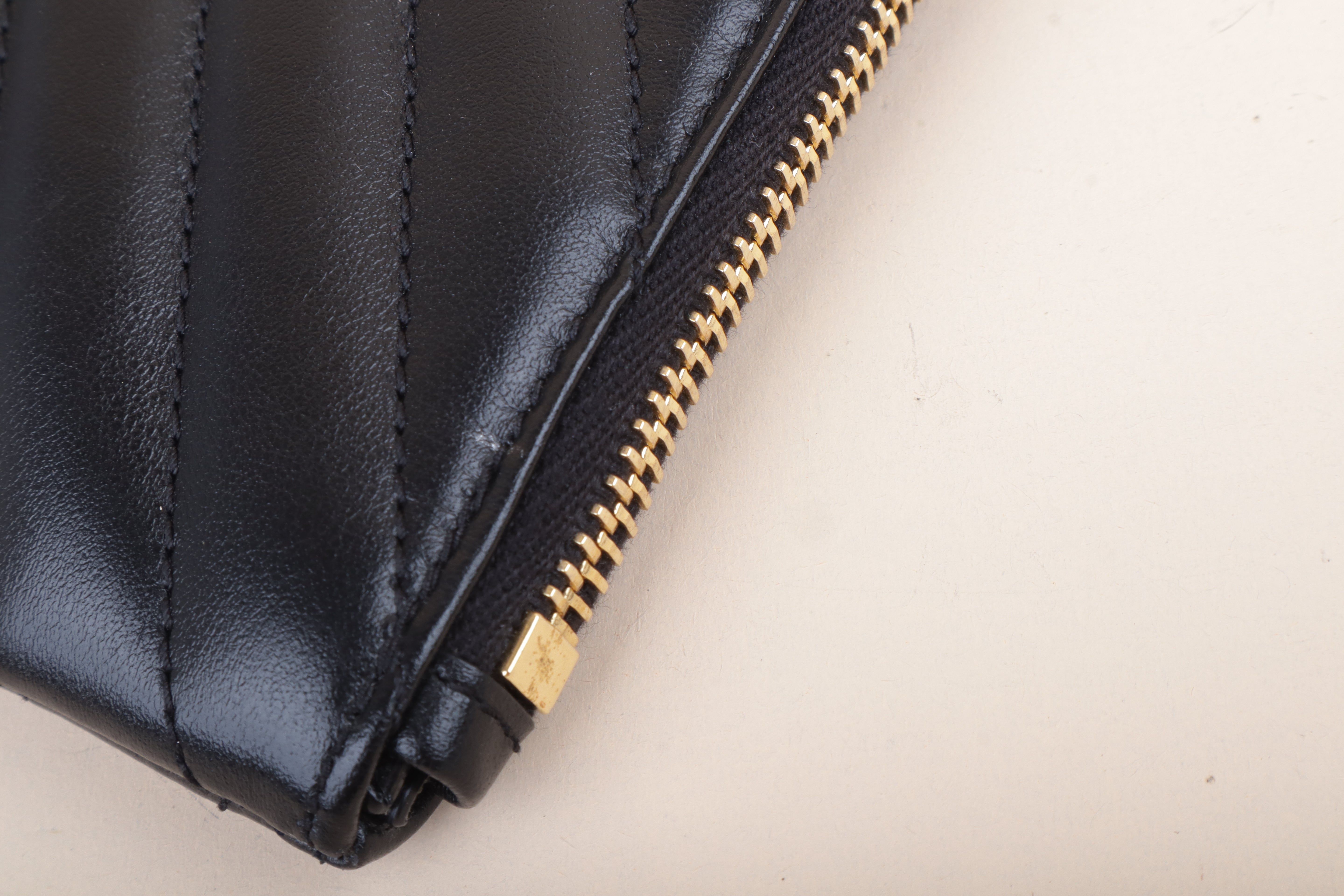 YSL Black Cassandra A5 Pouch
