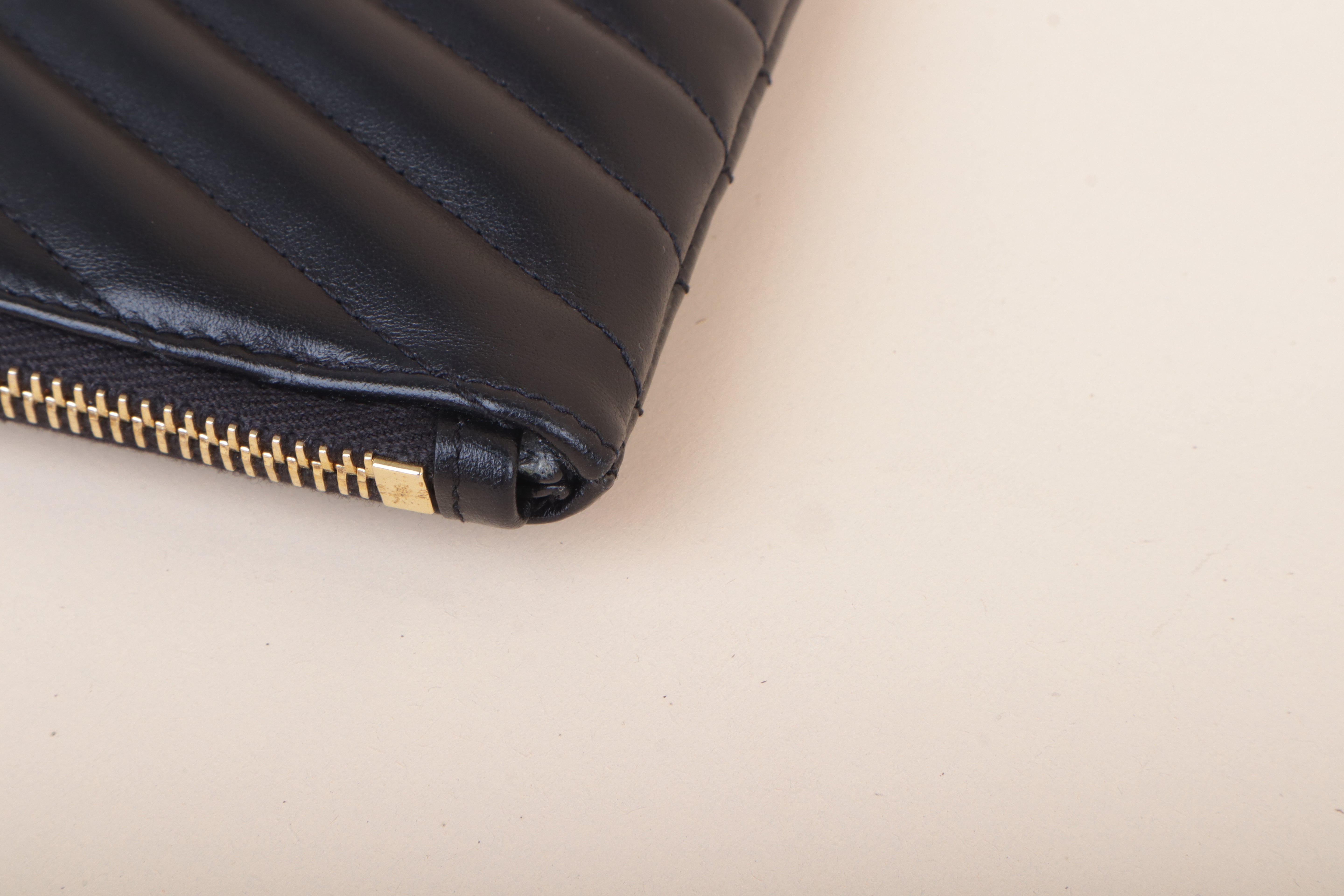 YSL Black Cassandra A5 Pouch