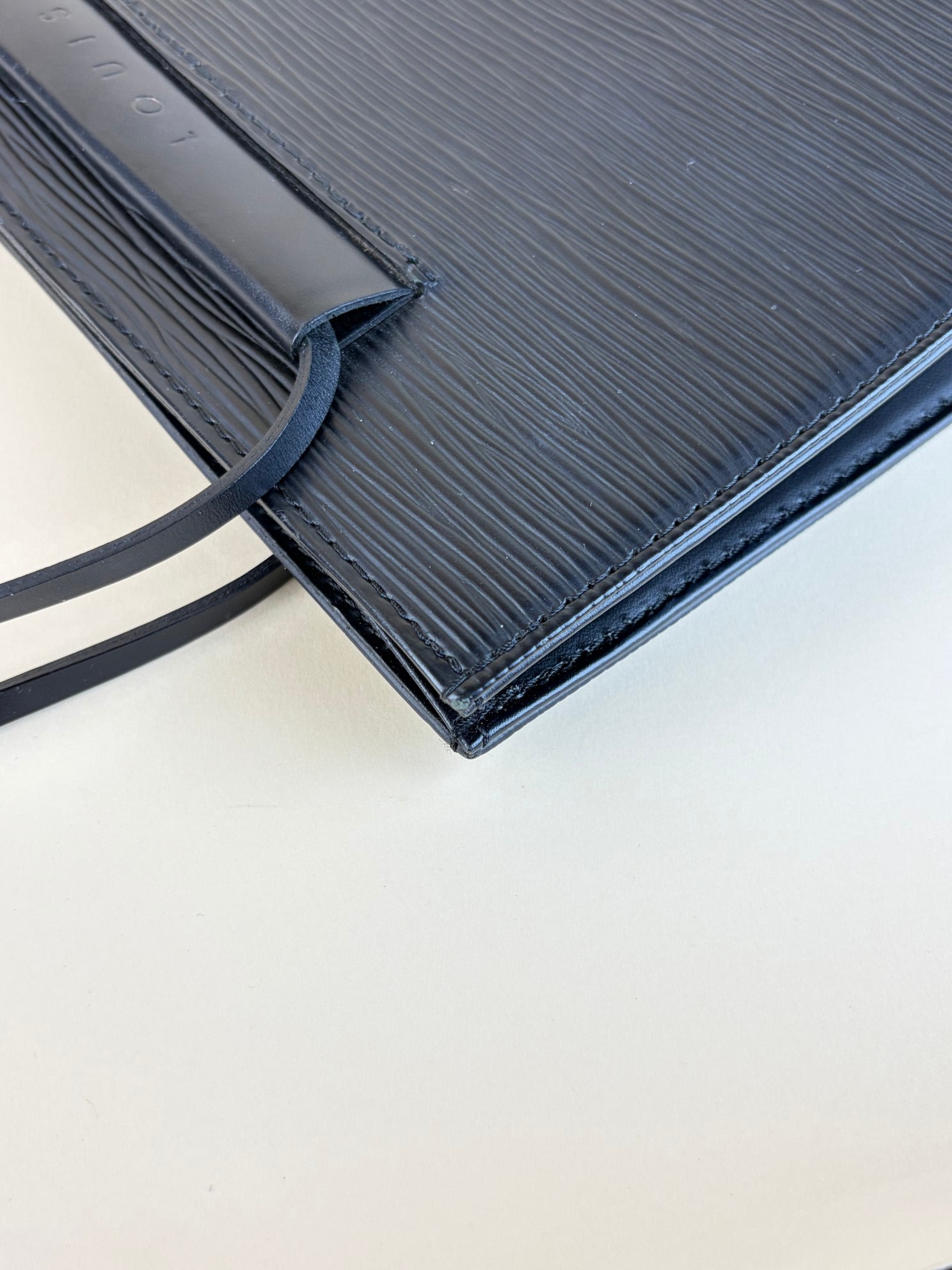 louis Vuitton black epi Tropez shoulder bag