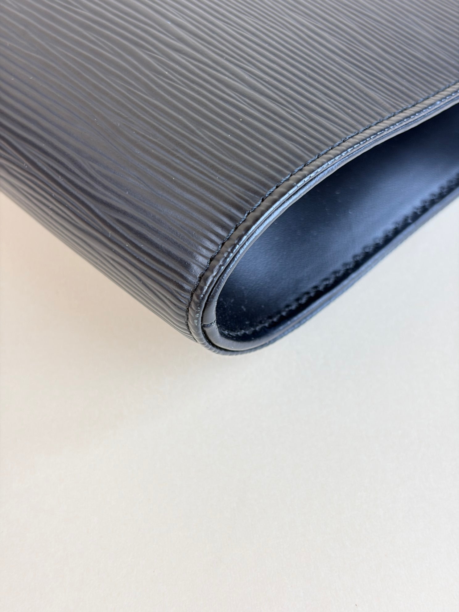 louis Vuitton black epi Tropez shoulder bag