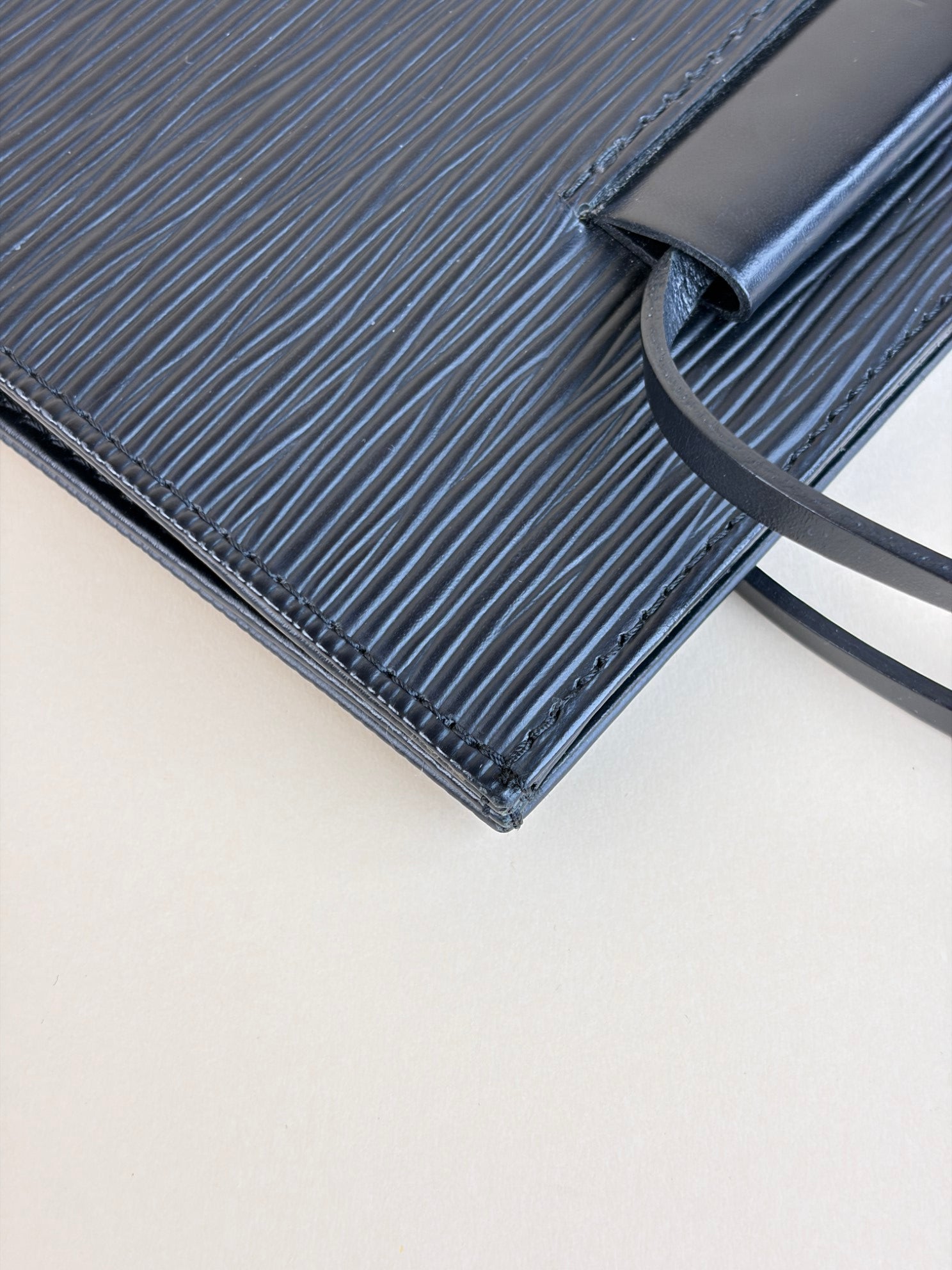louis Vuitton black epi Tropez shoulder bag