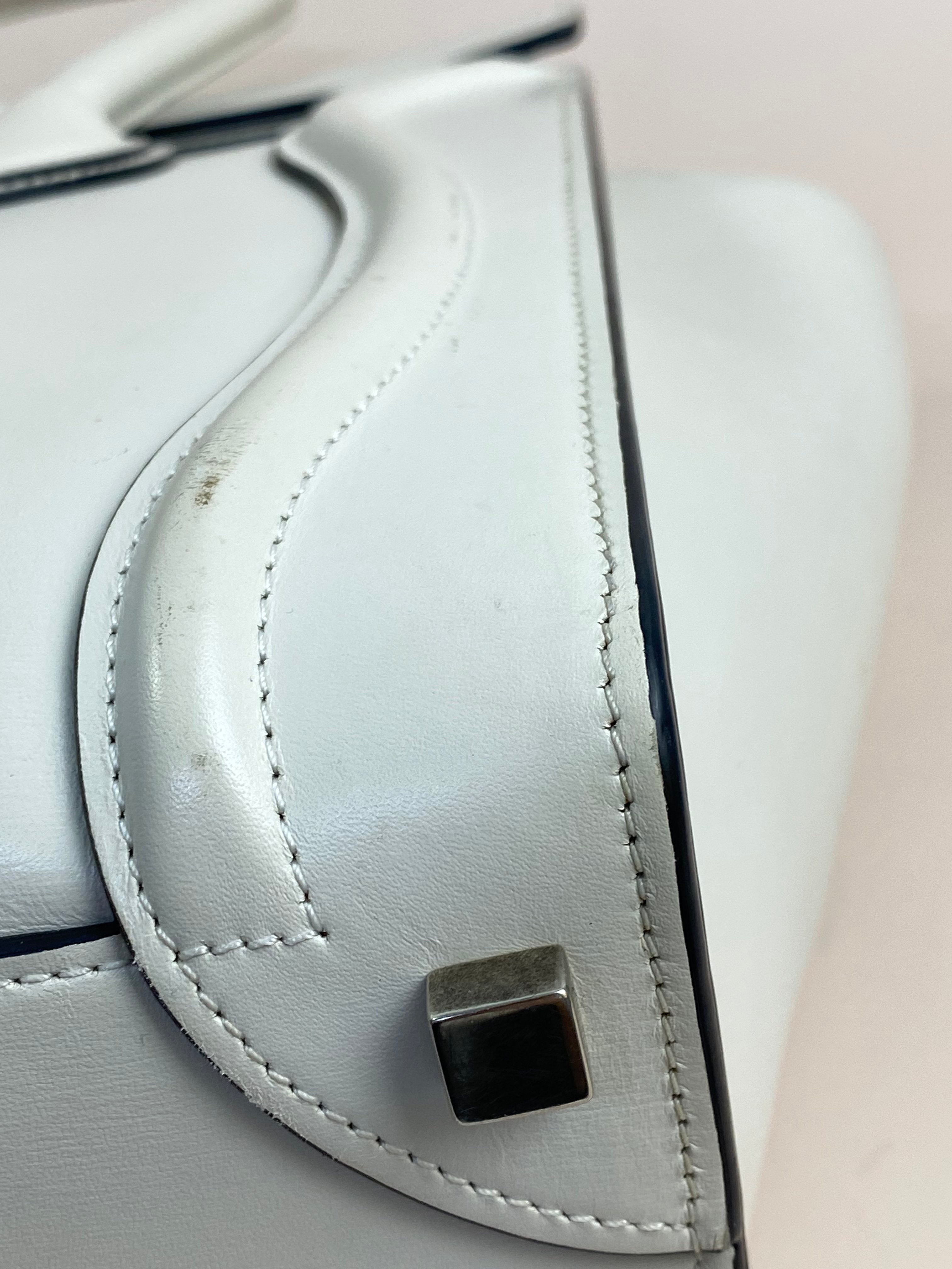 Celine Off White Micro Luggage Tote Bag