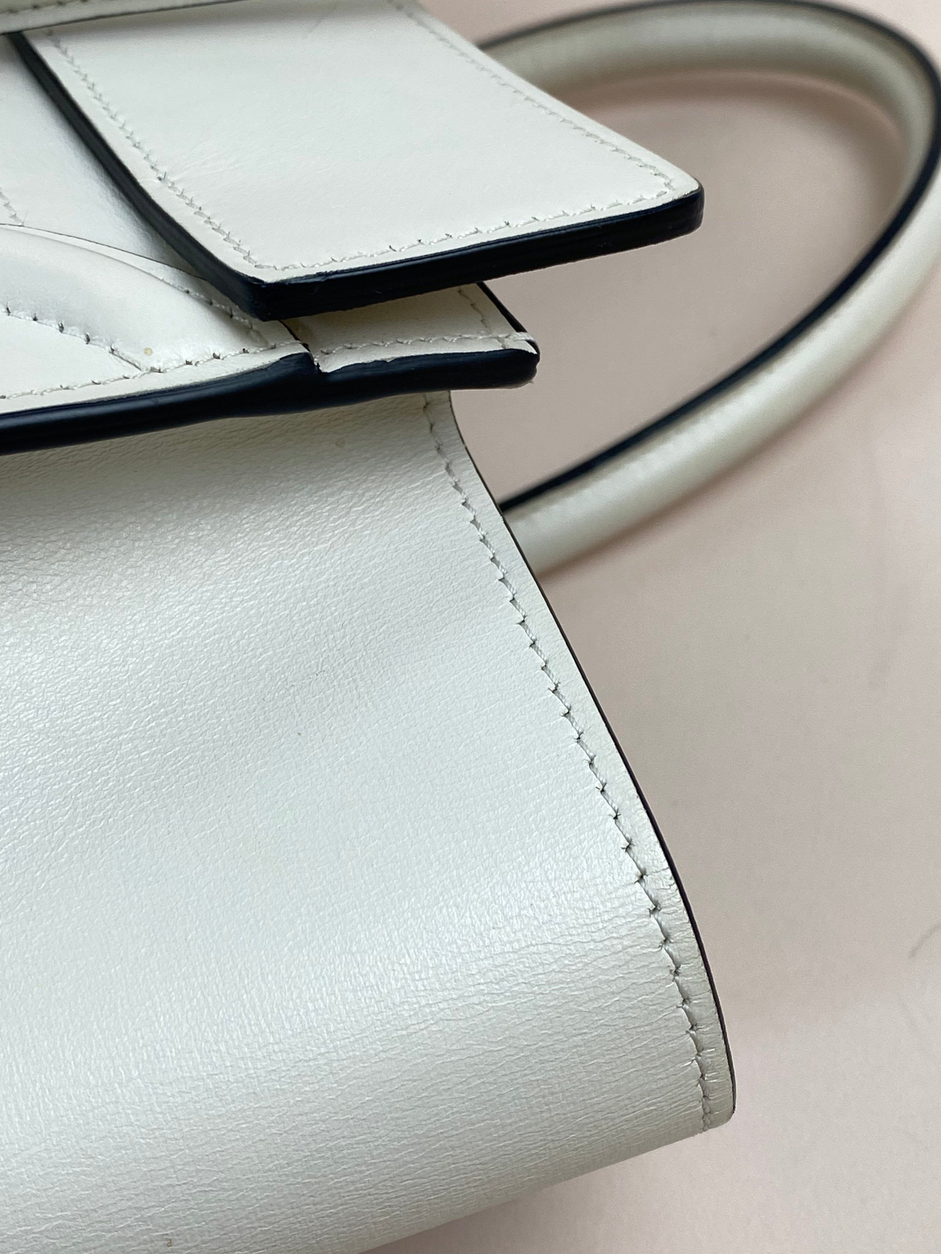 Celine Off White Micro Luggage Tote Bag