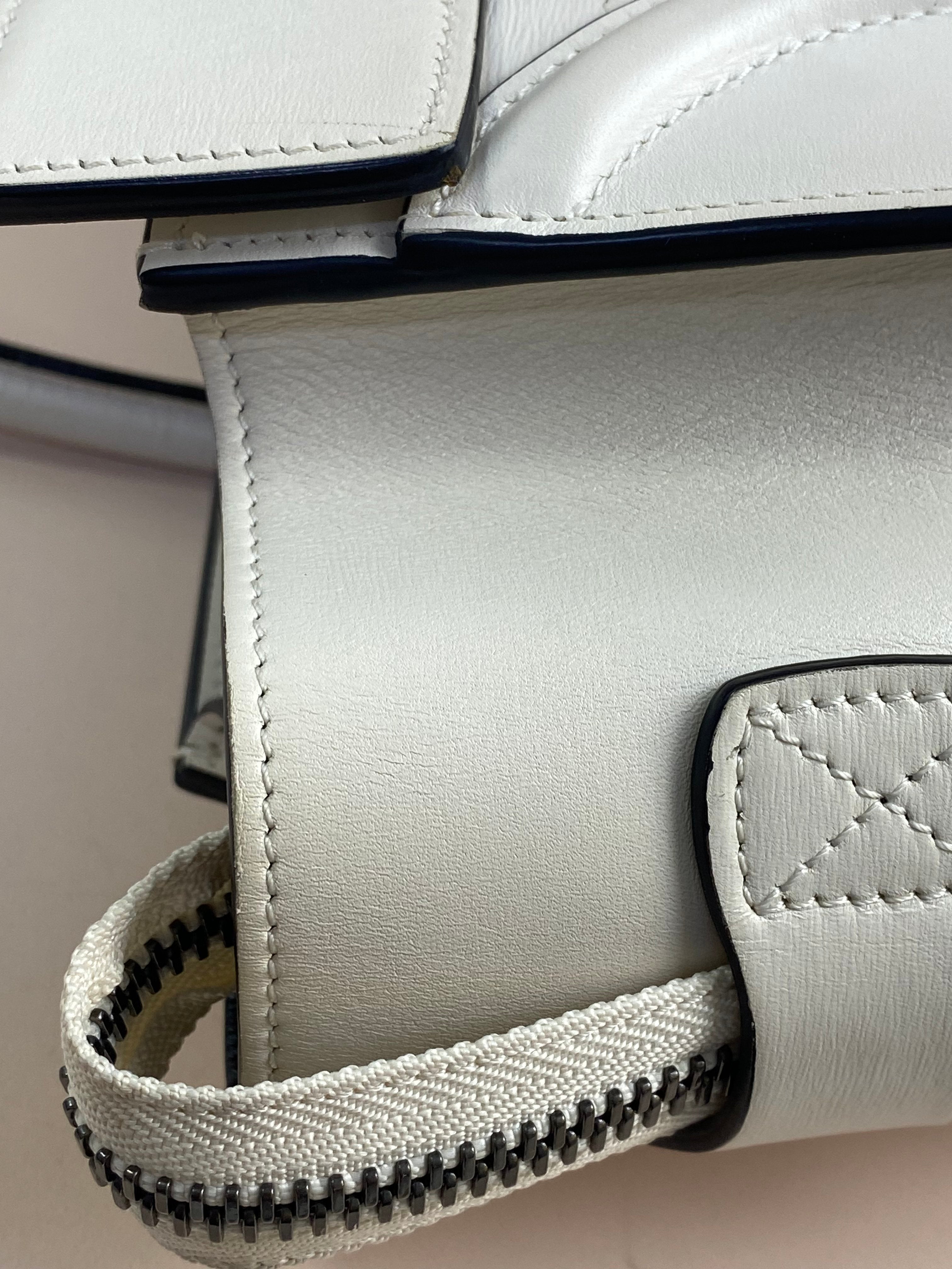Celine Off White Micro Luggage Tote Bag