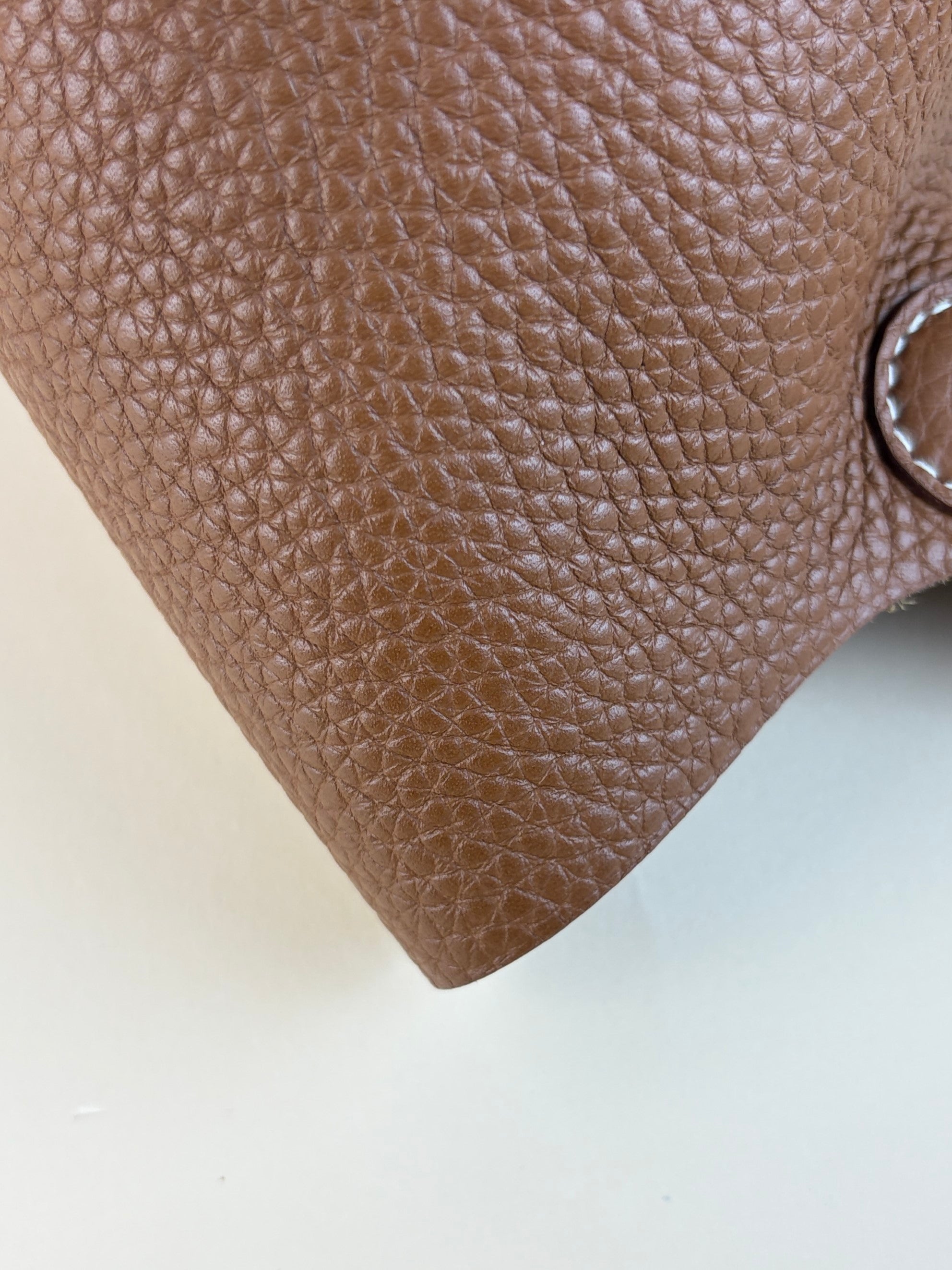 Hermes picotin 22 gold taurillon Clemence leather