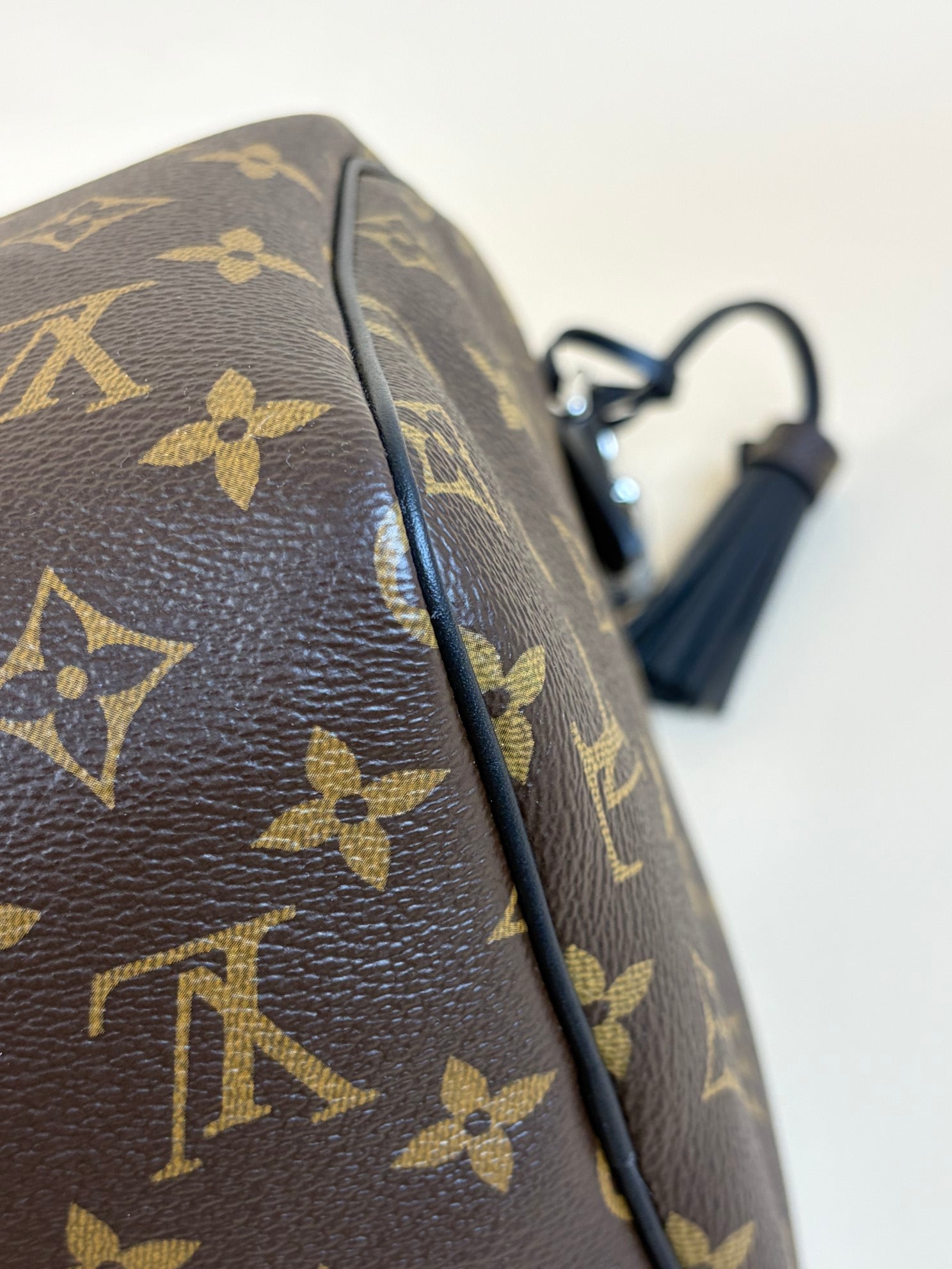 LOUIS Vuitton speedy soft 30 dark speedy monogram size30