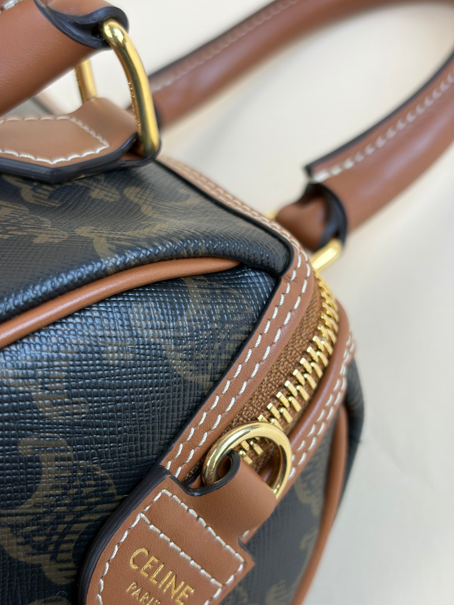 CELINE small boston in triomphe