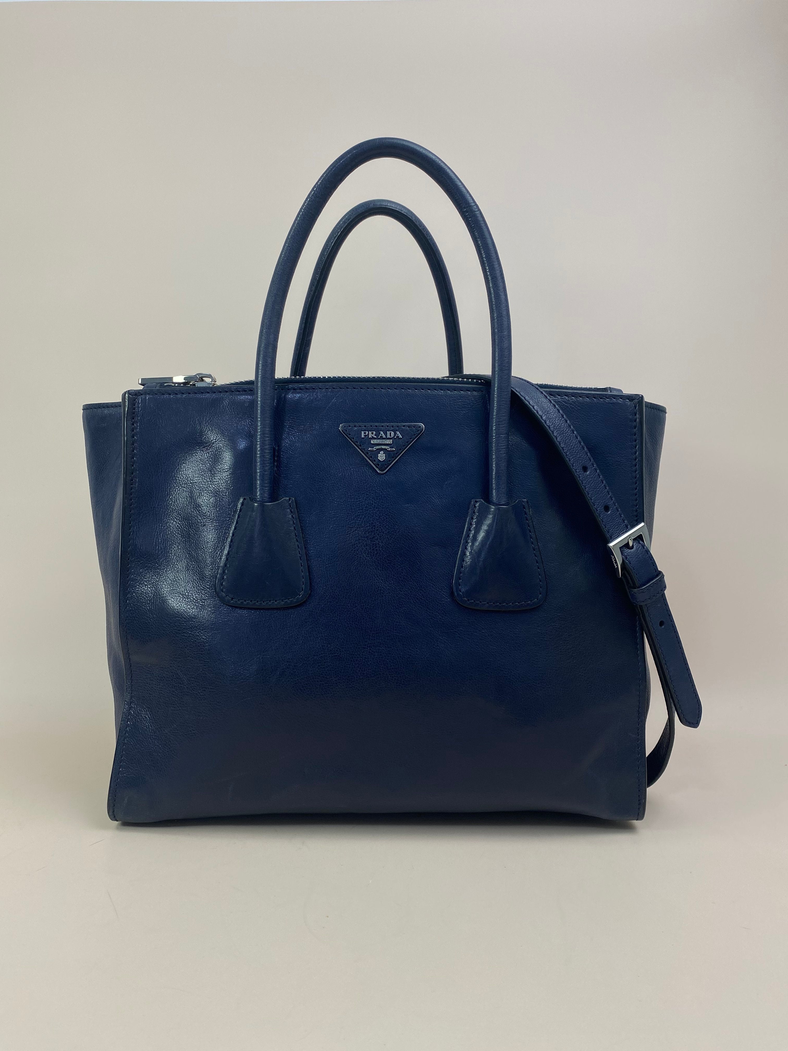 Prada Baltico Twin Pocket Double Handle Bag