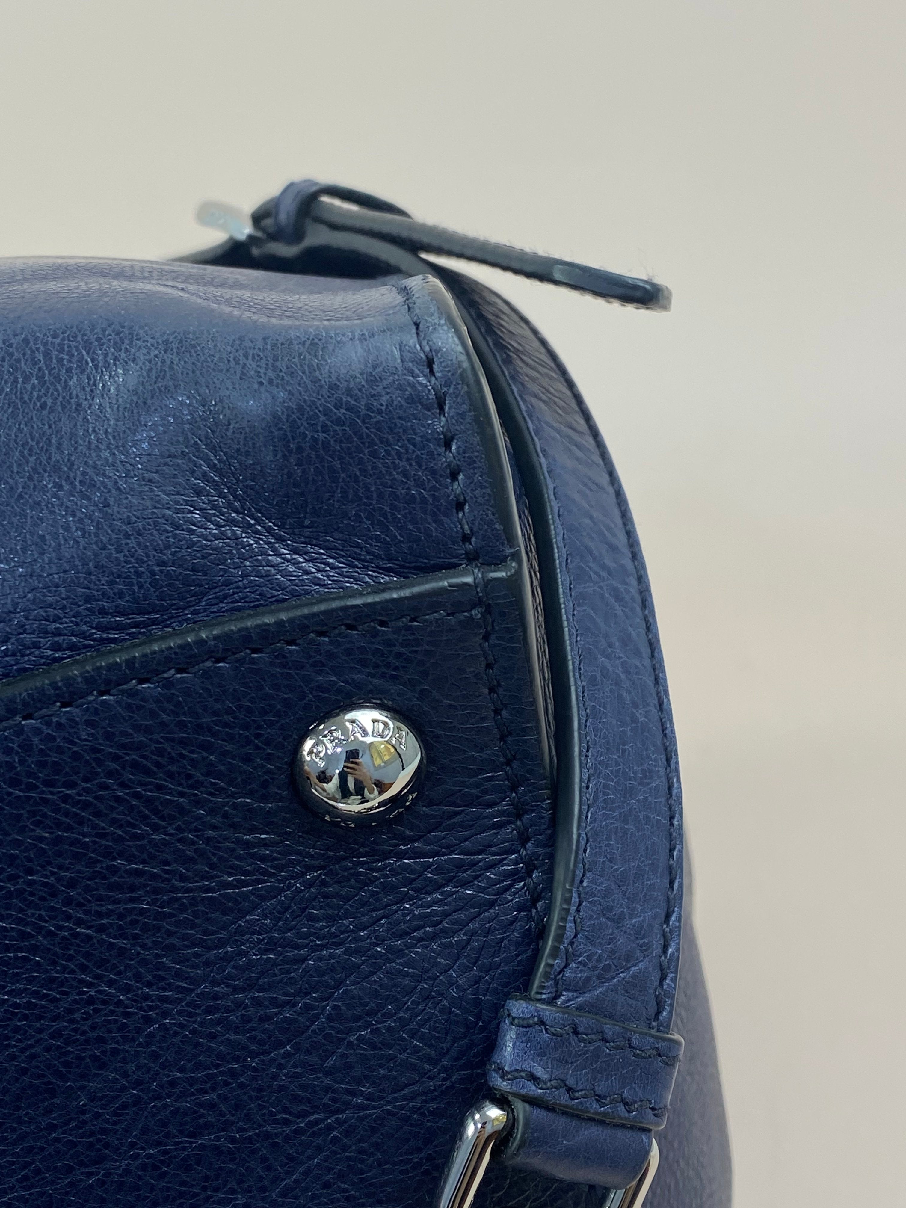 Prada Baltico Twin Pocket Double Handle Bag