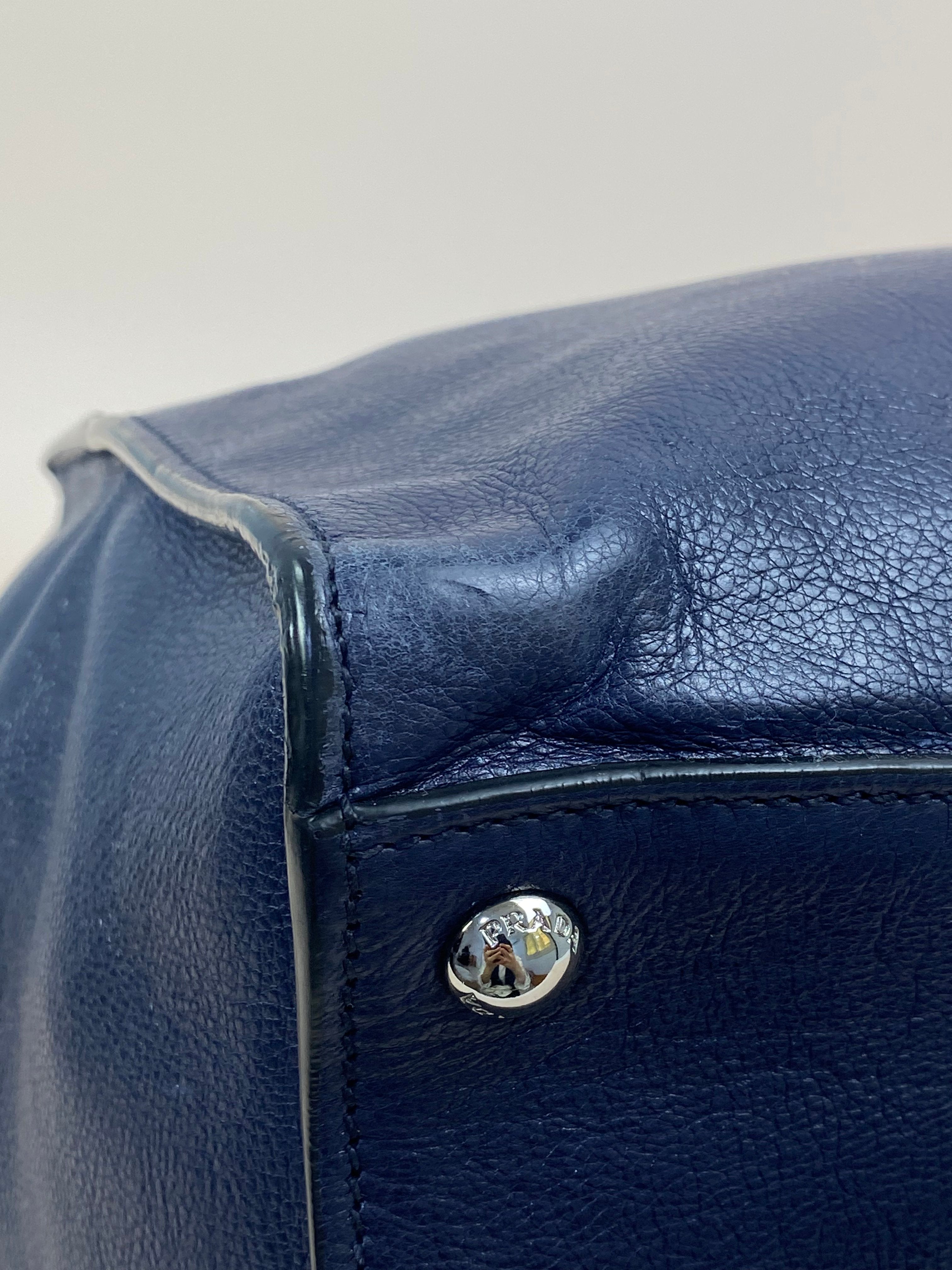 Prada Baltico Twin Pocket Double Handle Bag