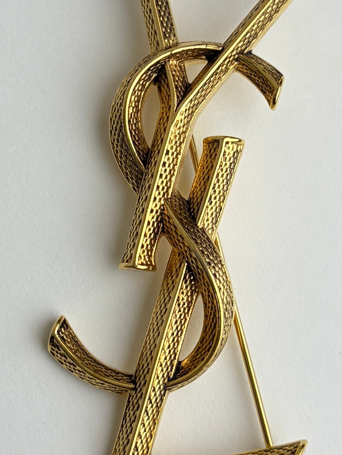 YSL Cassandre snake brooch
