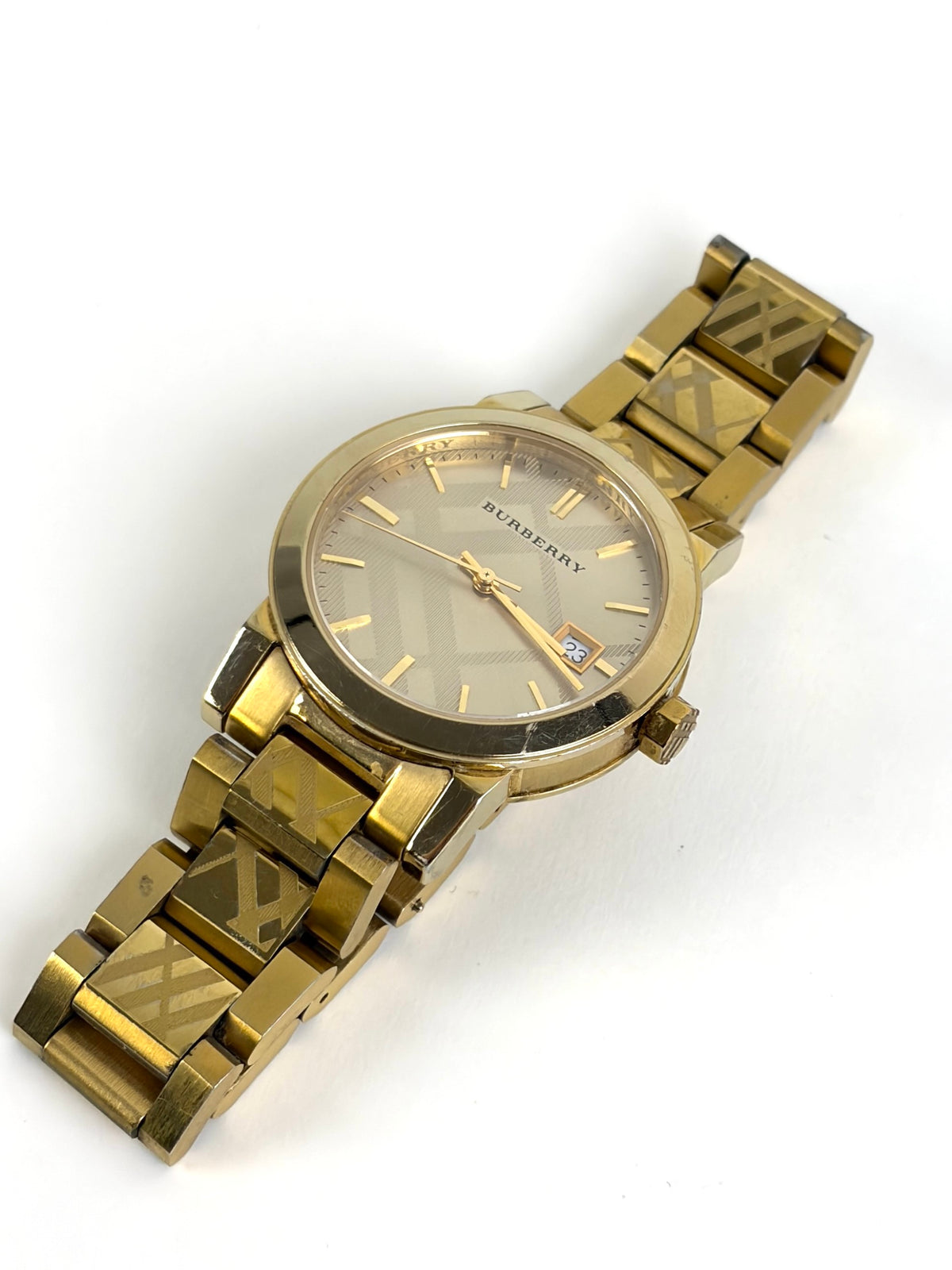 Burberry the city Gold Watch tonel 50m