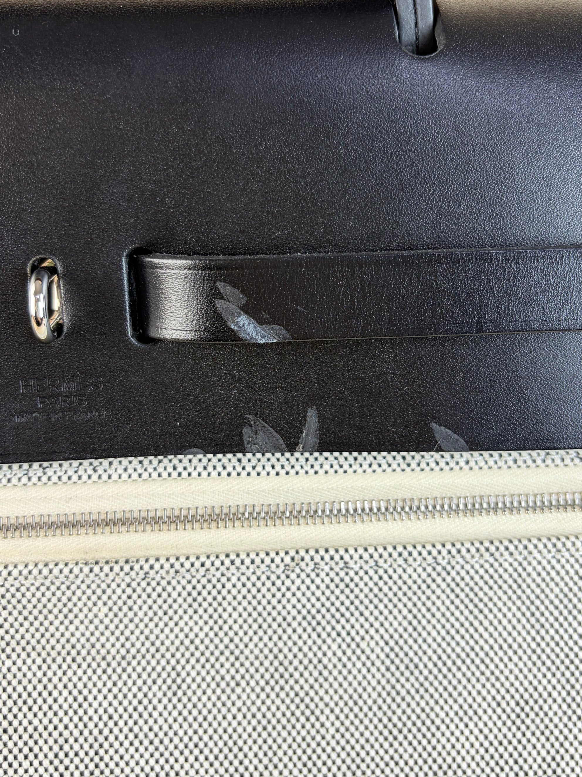 Hermes Bicolor Herbag Messenger 39 Bag