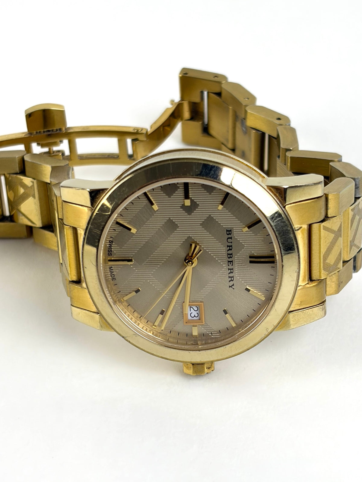 Burberry the city Gold Watch tonel 50m