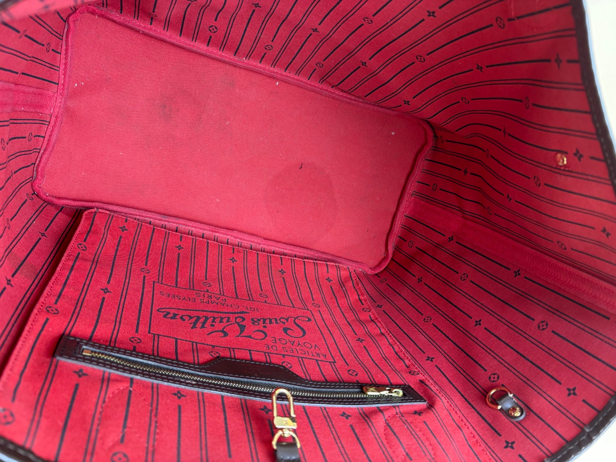 Louis Vuitton Neverfull GM damier ebene shoulder bag